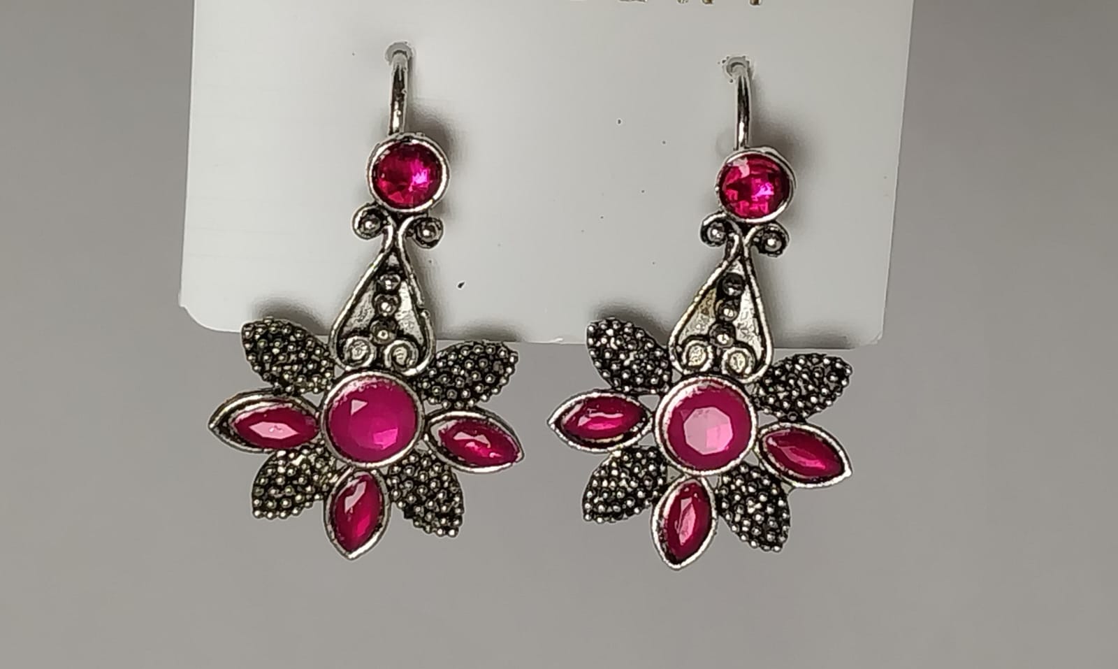 Antique Style Floral Earrings