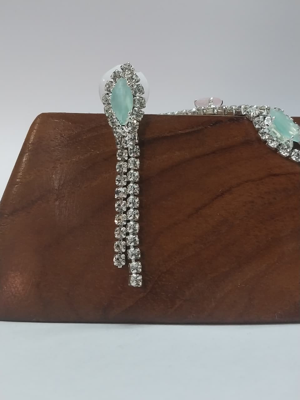 Elegant Gemstone Necklace and Earrings Set