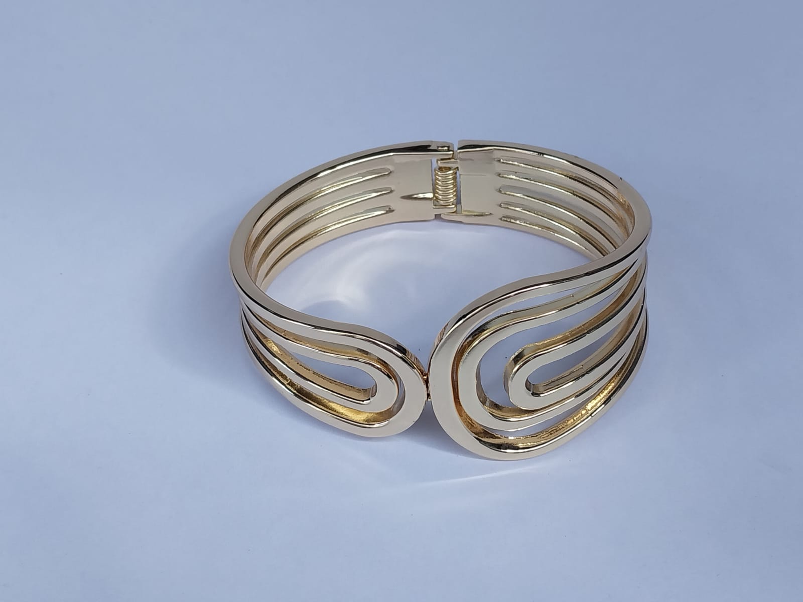 Gold Plated Statement Bracelet-anti tarnish