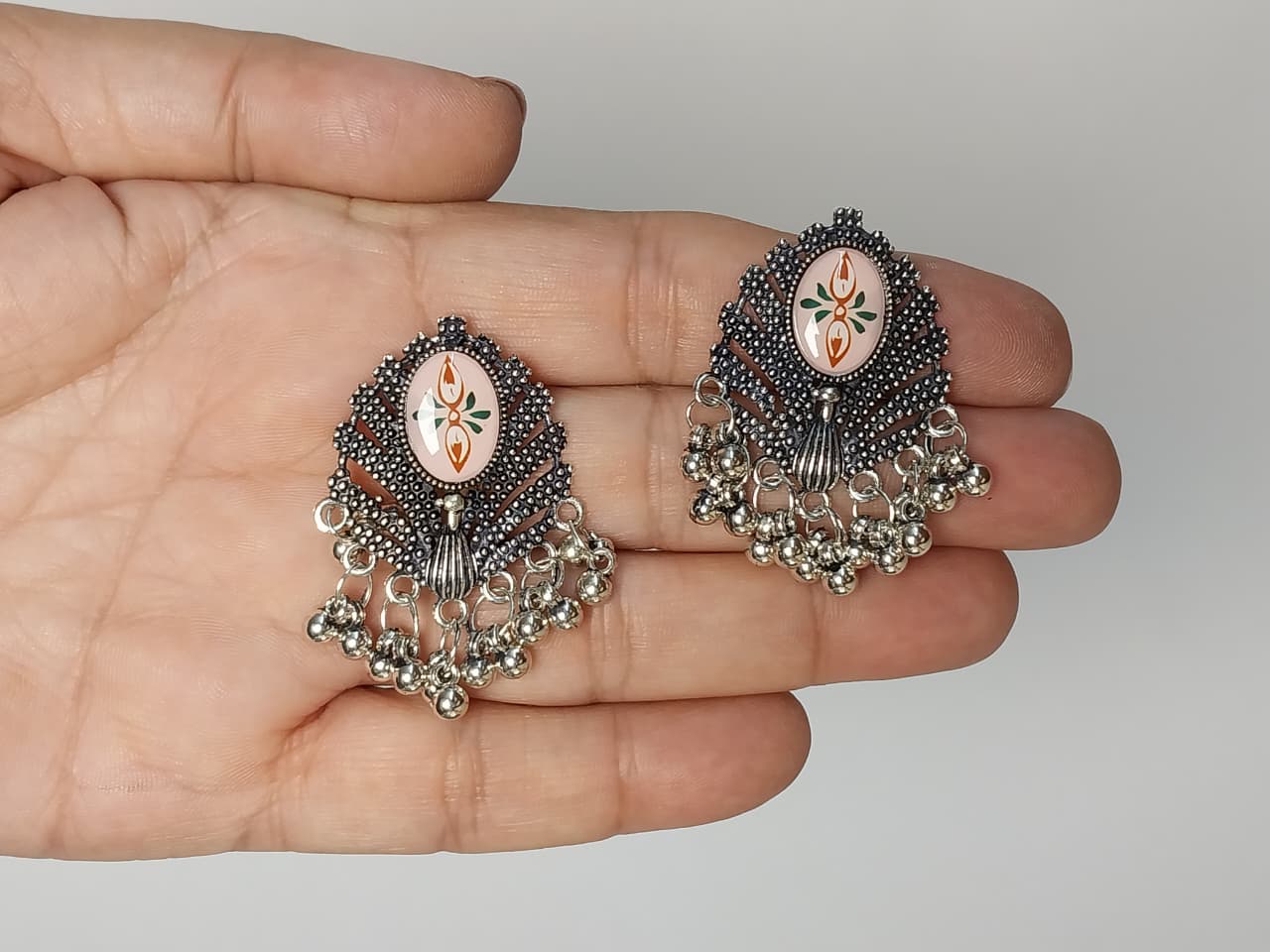 Handcrafted Ethnic Oxidized Earring