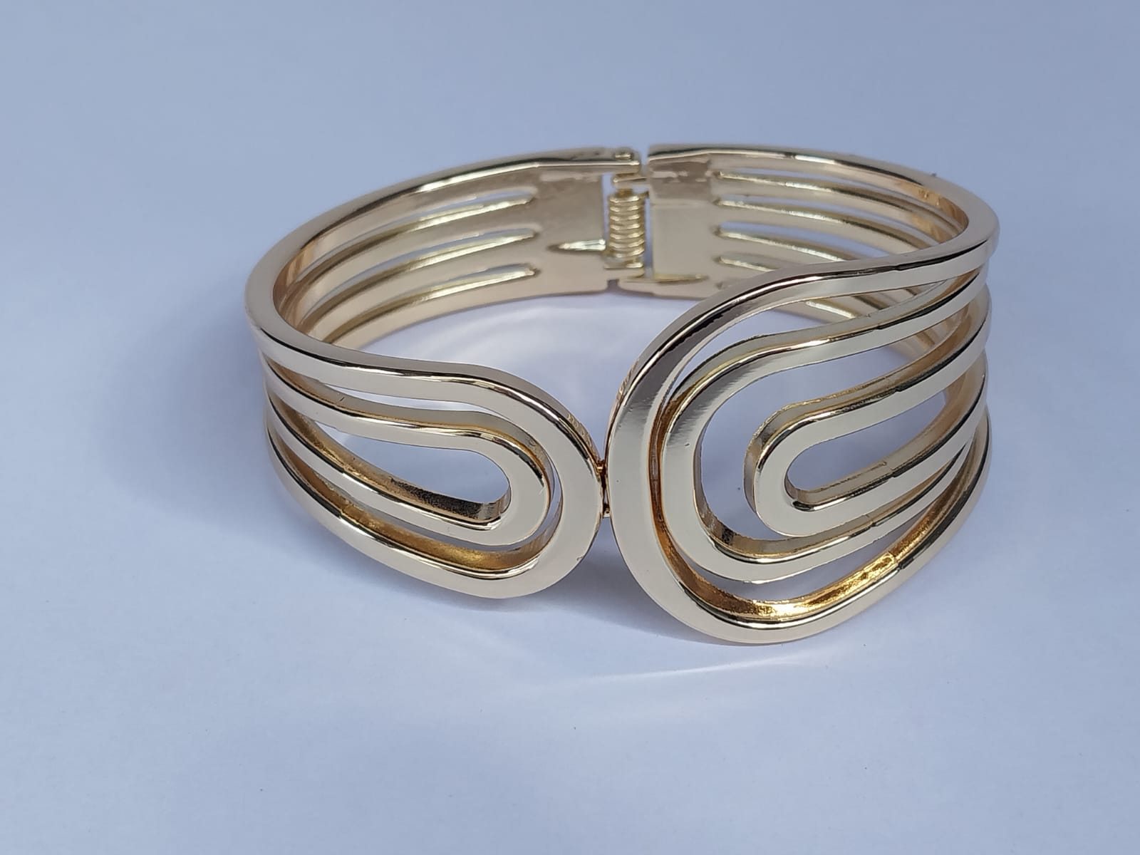 Gold Plated Statement Bracelet-anti tarnish