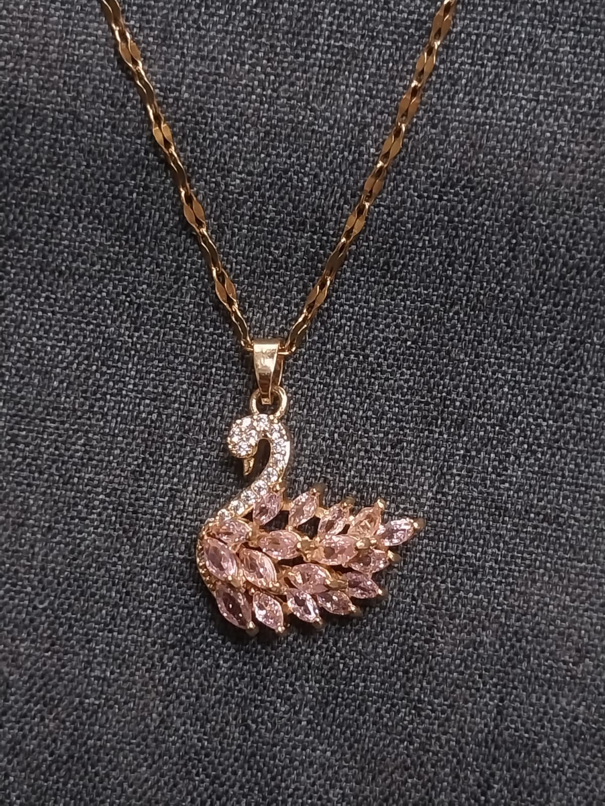 Swan Pendant Necklace