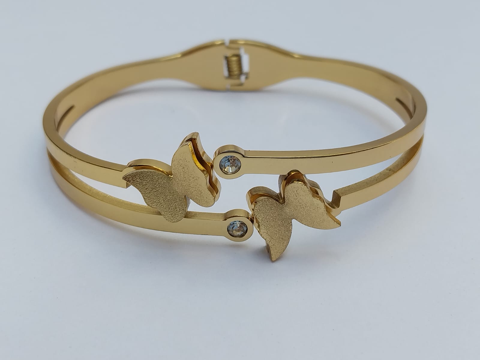 Gold Butterfly Bracelet-anti tarnish