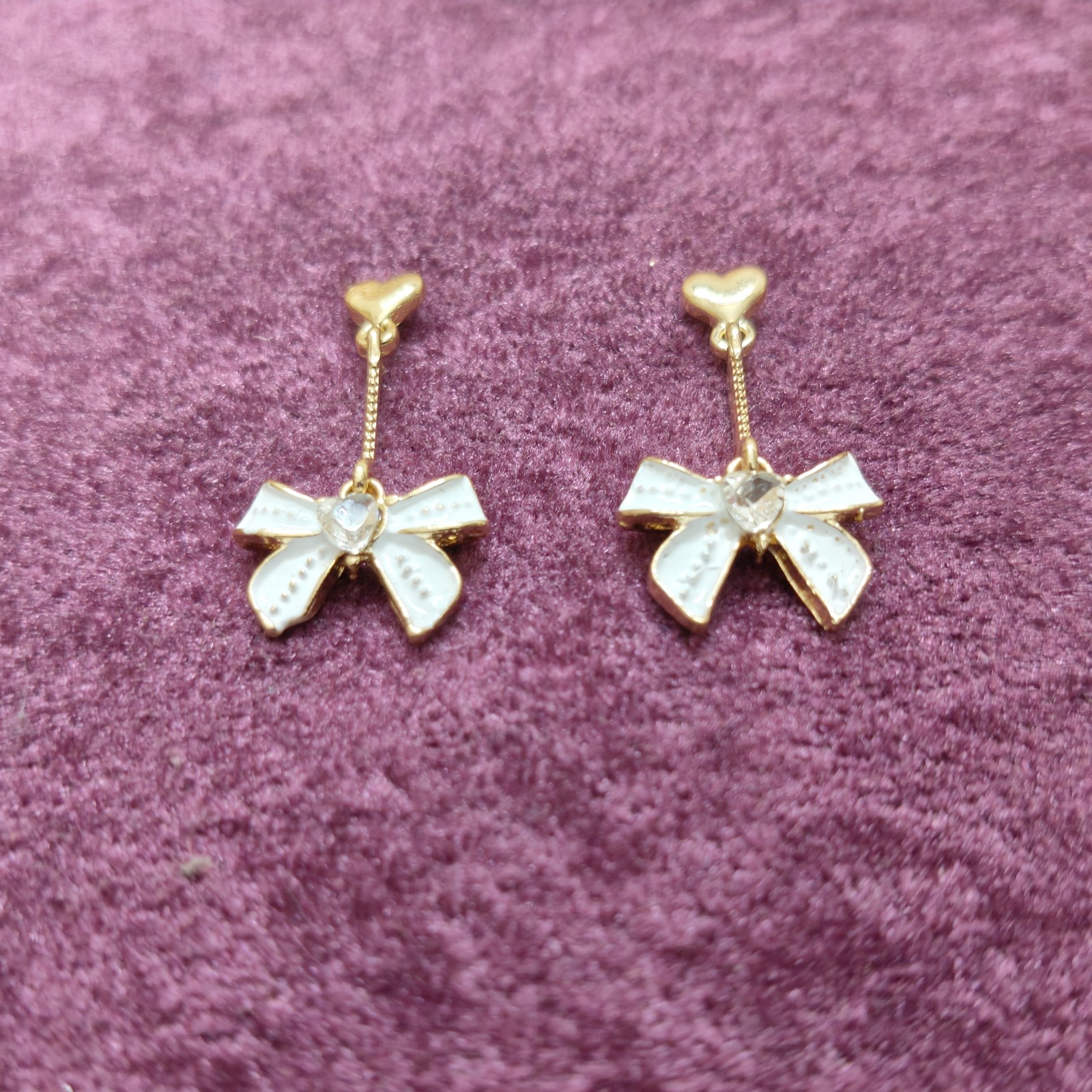 Elegant Bow Drop Earrings