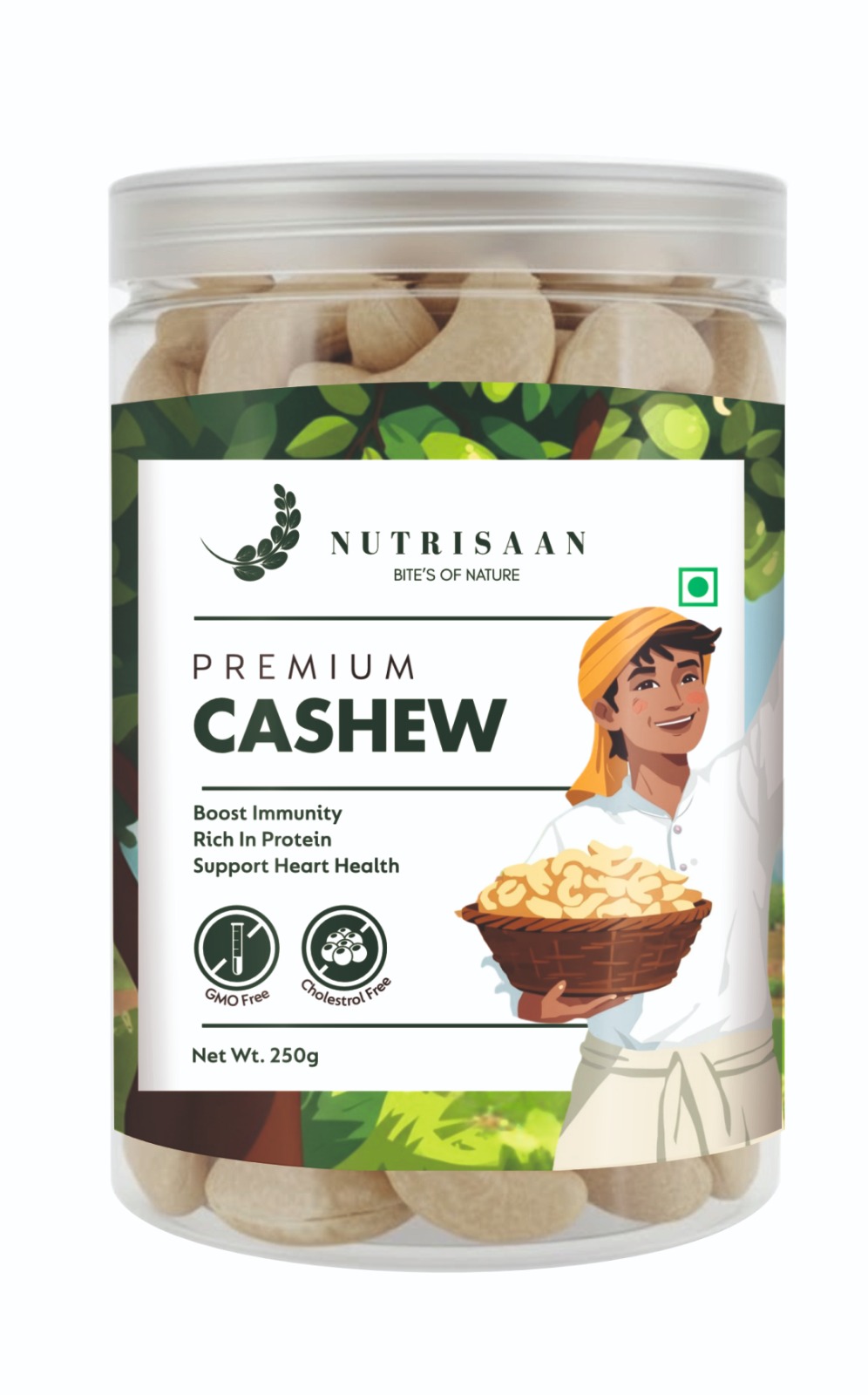 250g Premium Dry Fruit W210 Cashew – Jumbo Size | Extra Crunch | Luxury look,