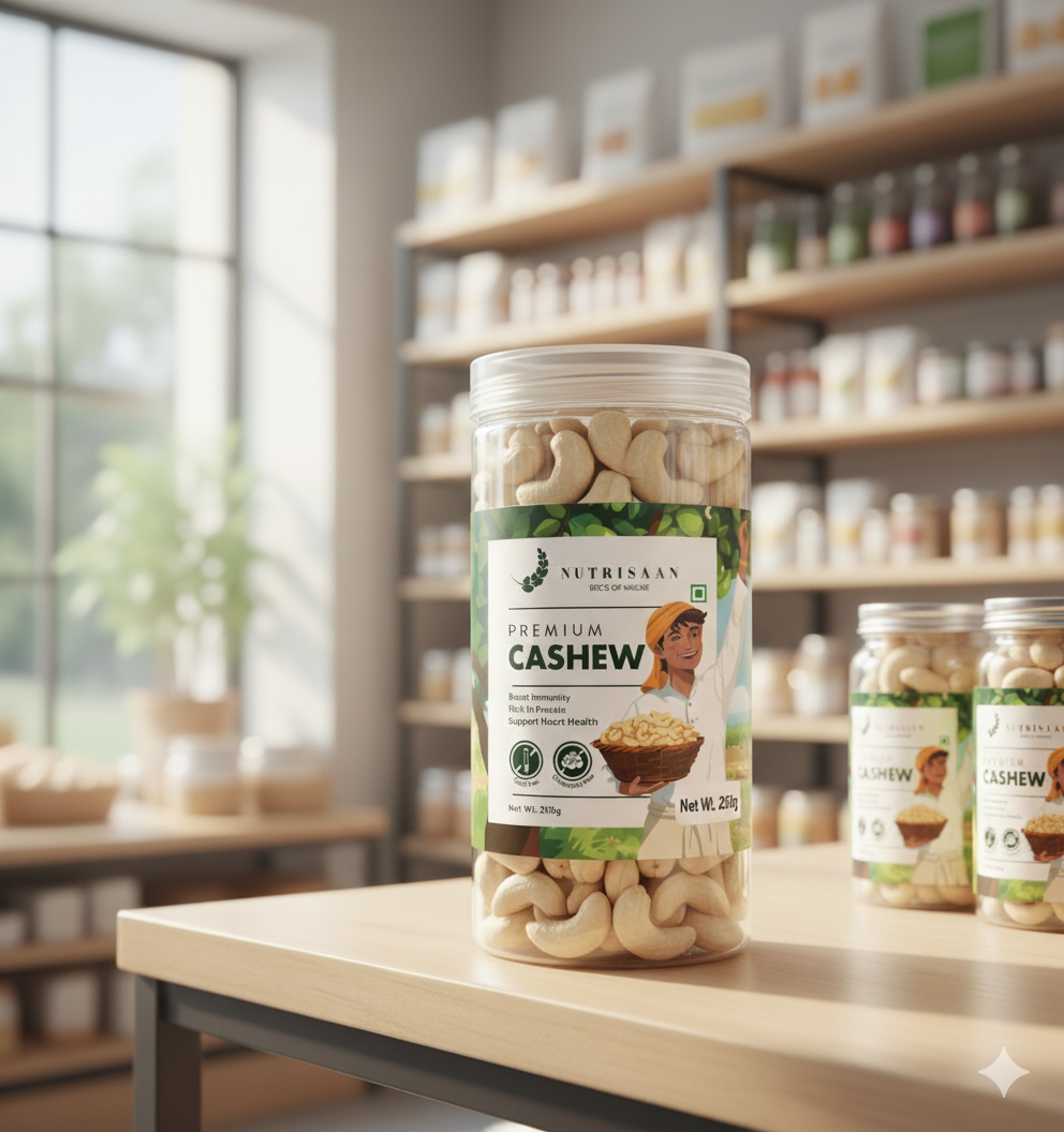 250g Premium Dry Fruit W210 Cashew – Jumbo Size | Extra Crunch | Luxury look, 