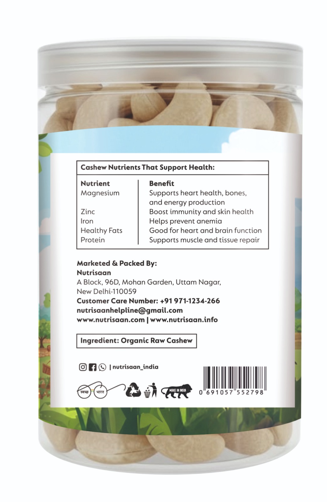 250g Premium Dry Fruit W210 Cashew – Jumbo Size | Extra Crunch | Luxury look, 