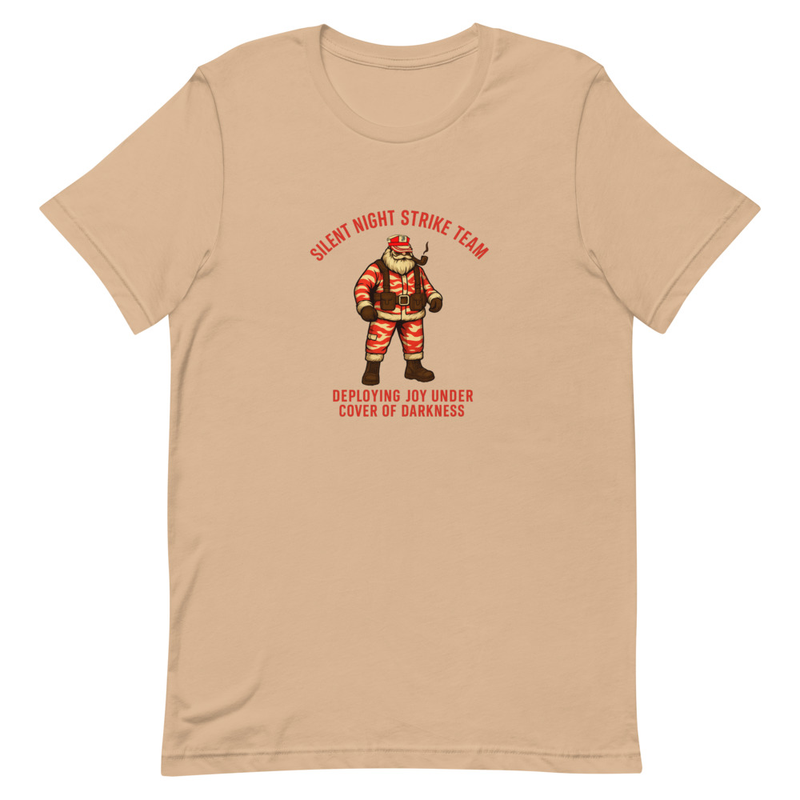 MARINE MERRY Tactical Santa Shirt – Funny Military Christmas Tee