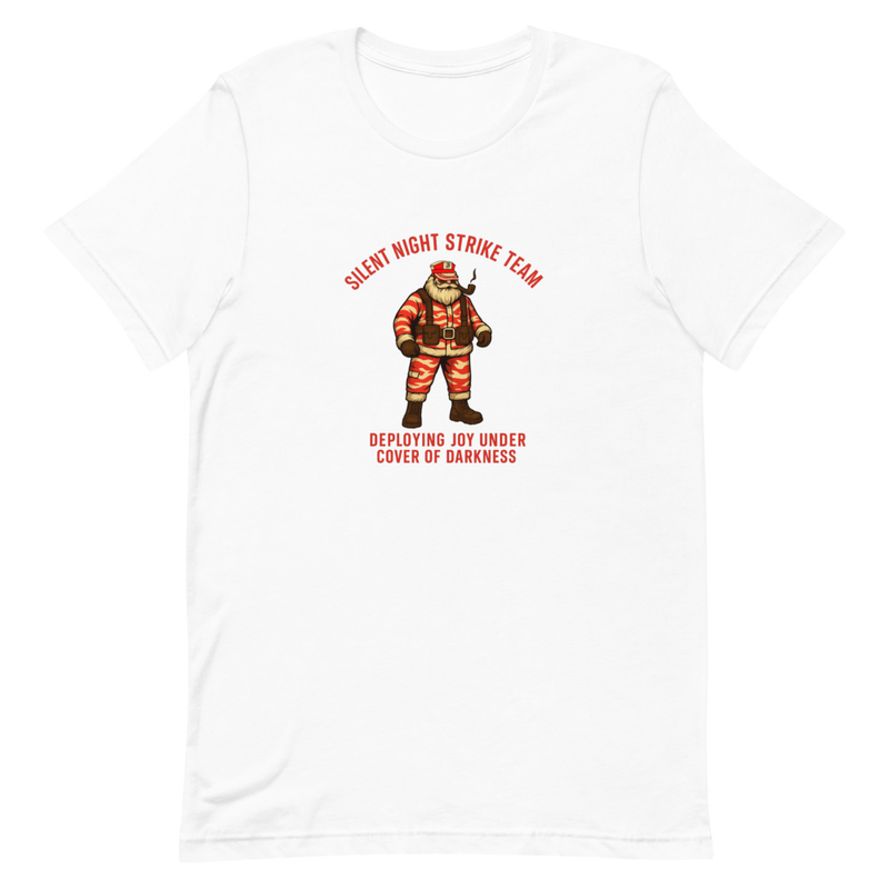MARINE MERRY Tactical Santa Shirt – Funny Military Christmas Tee