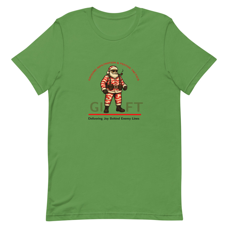 GI GIFT Tactical Santa Tee (ARMY) | Funny Christmas Parody Shirt