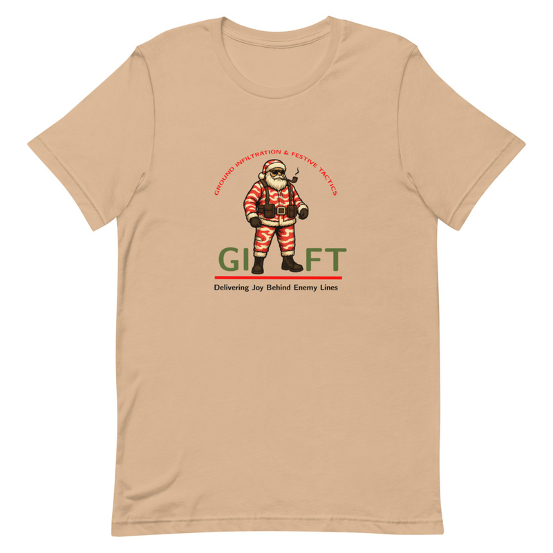 GI GIFT Tactical Santa Tee (ARMY) | Funny Christmas Parody Shirt