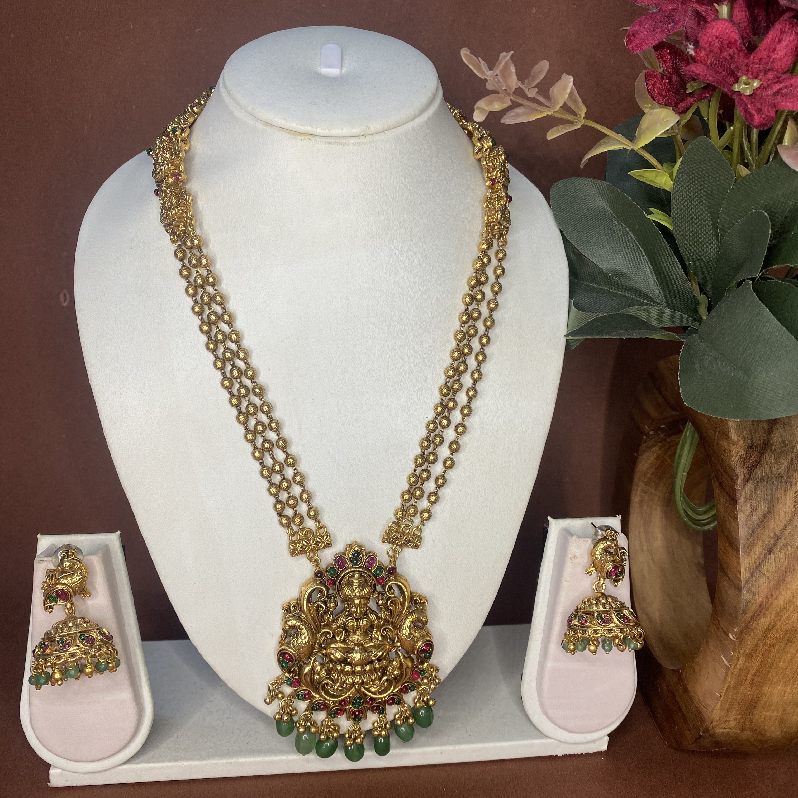 Green/emerald haram set HS080
