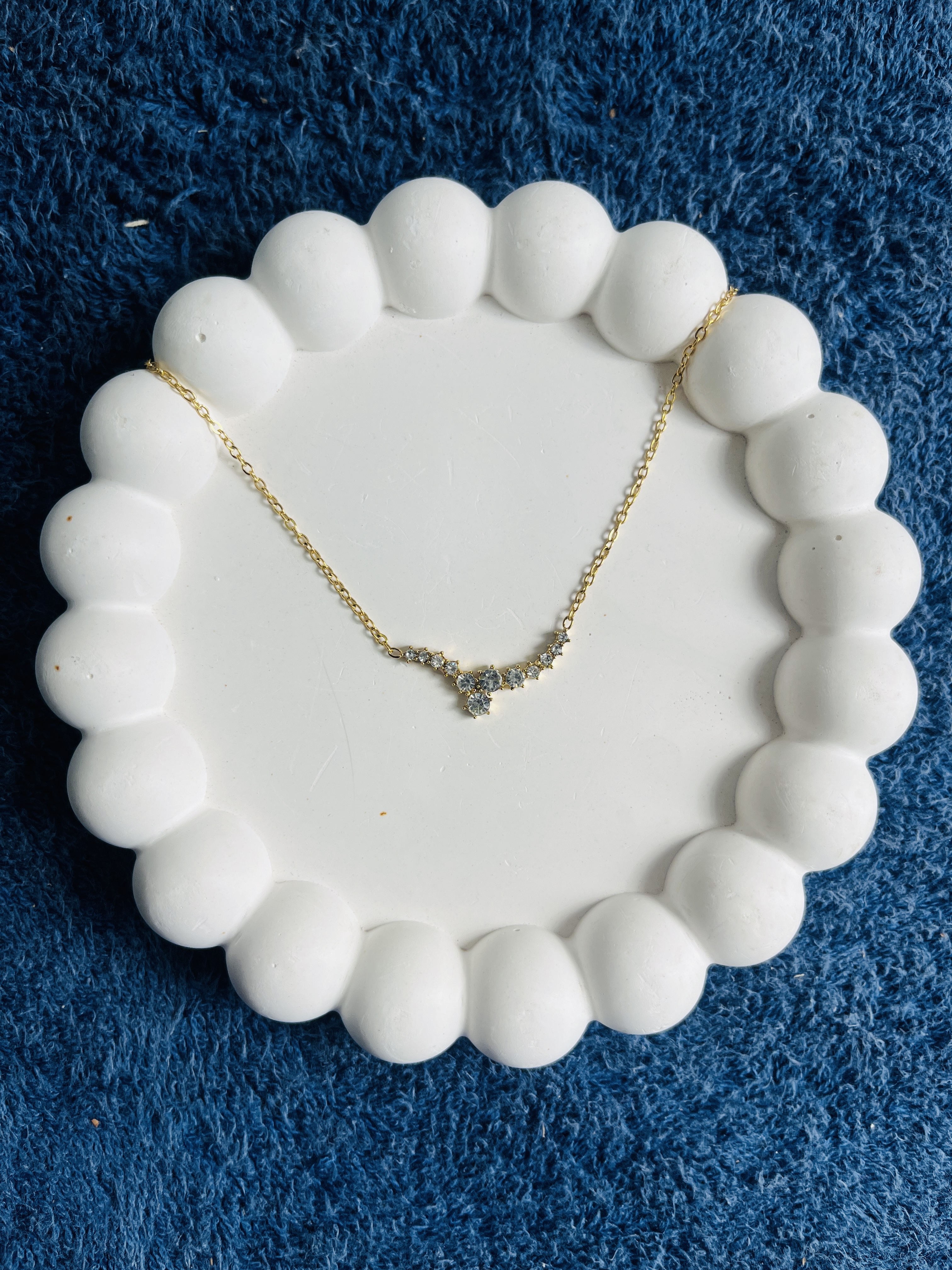 Dia bar Pendant Necklace