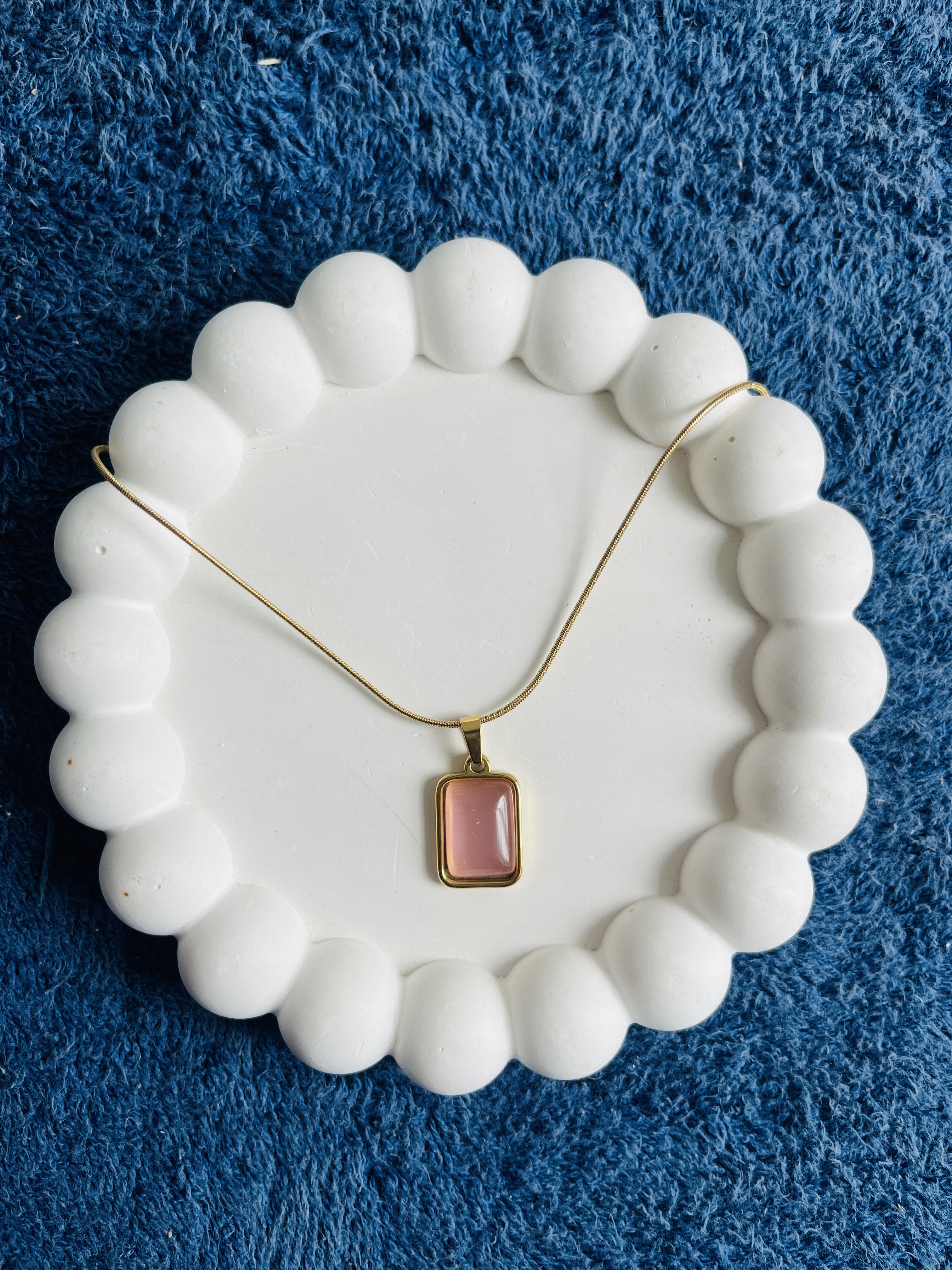 Pink Pendant Necklace