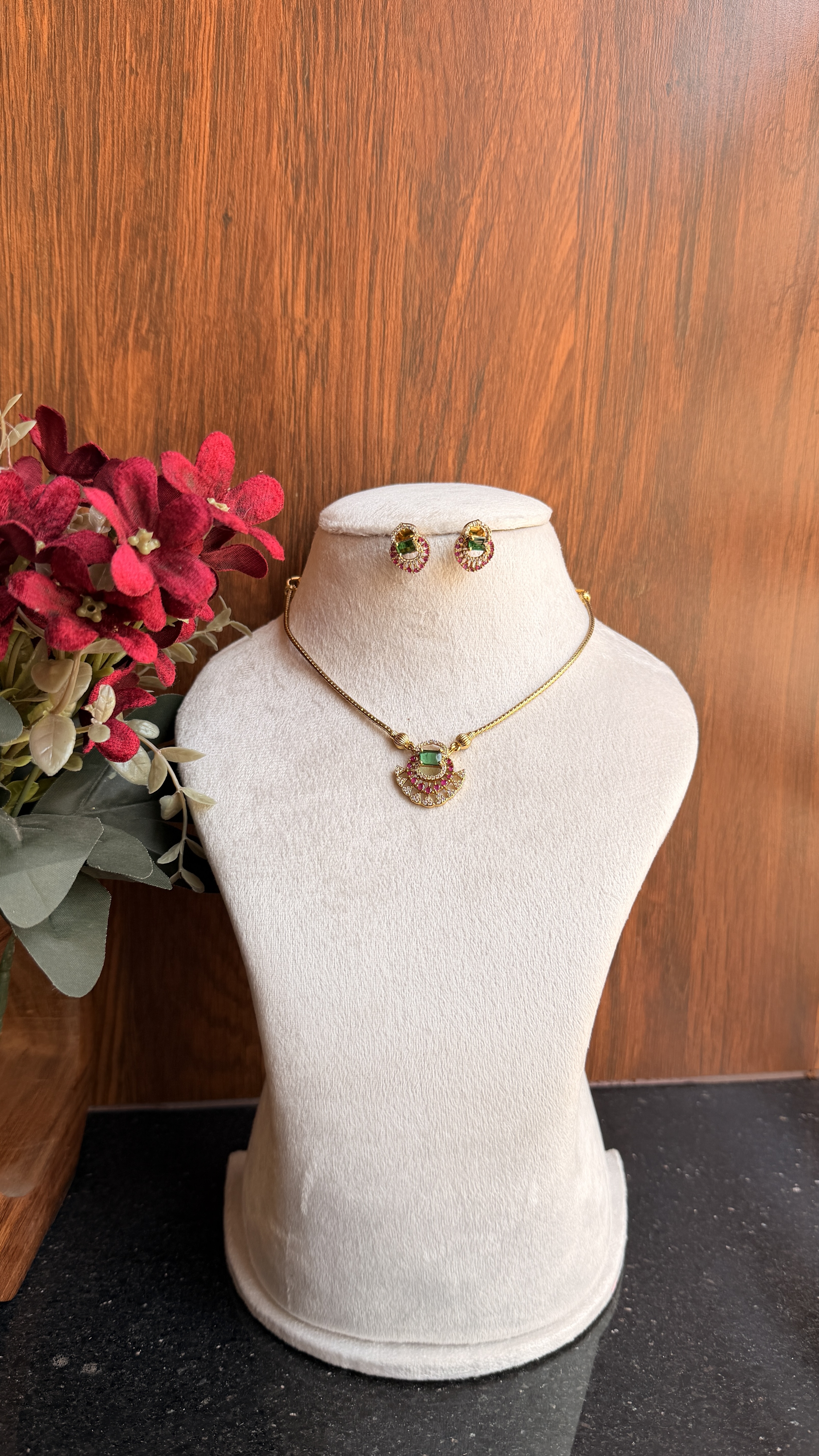 Minimal pendant type necklace DLA754