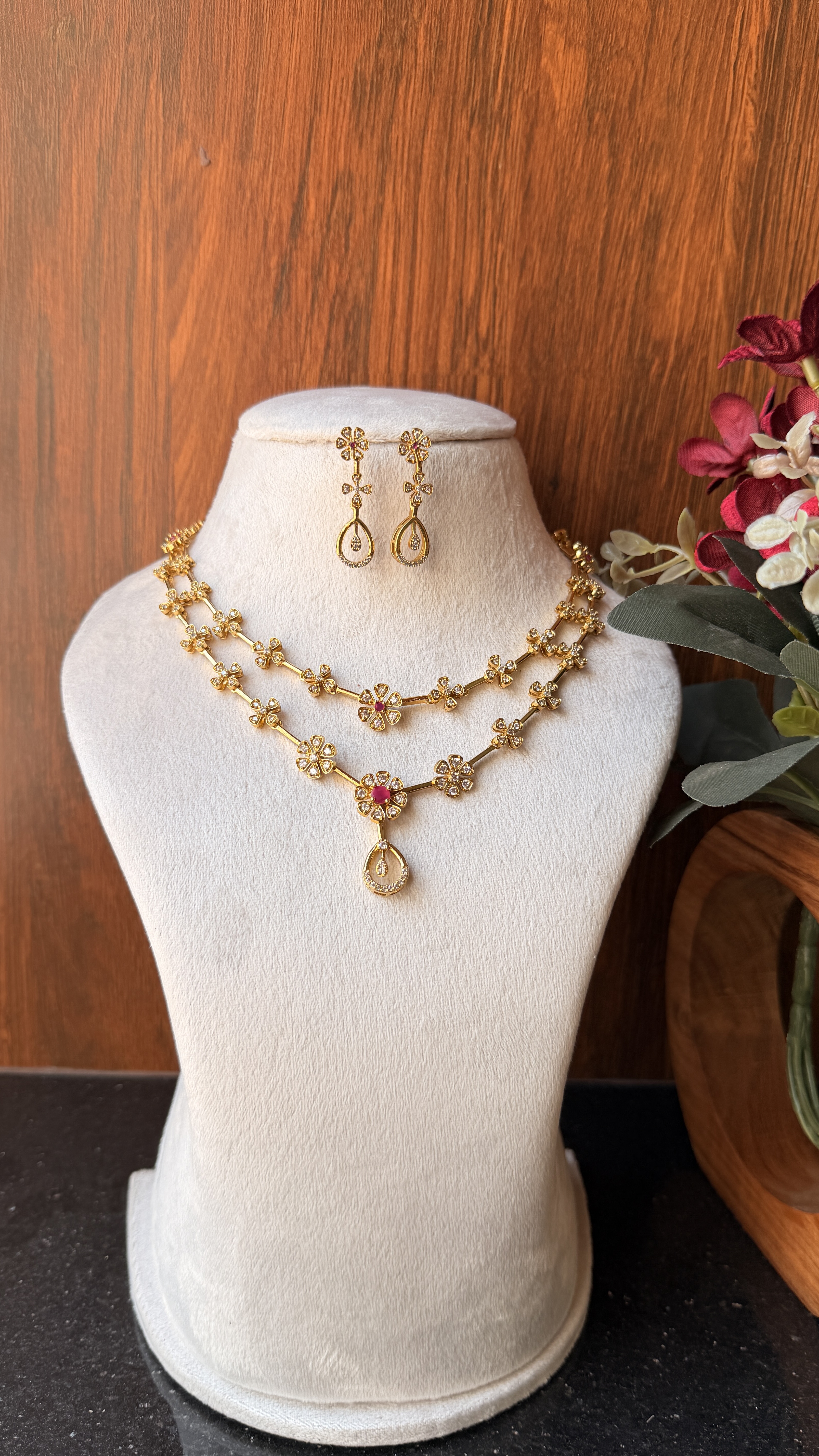 Premium double layer florals DLA770