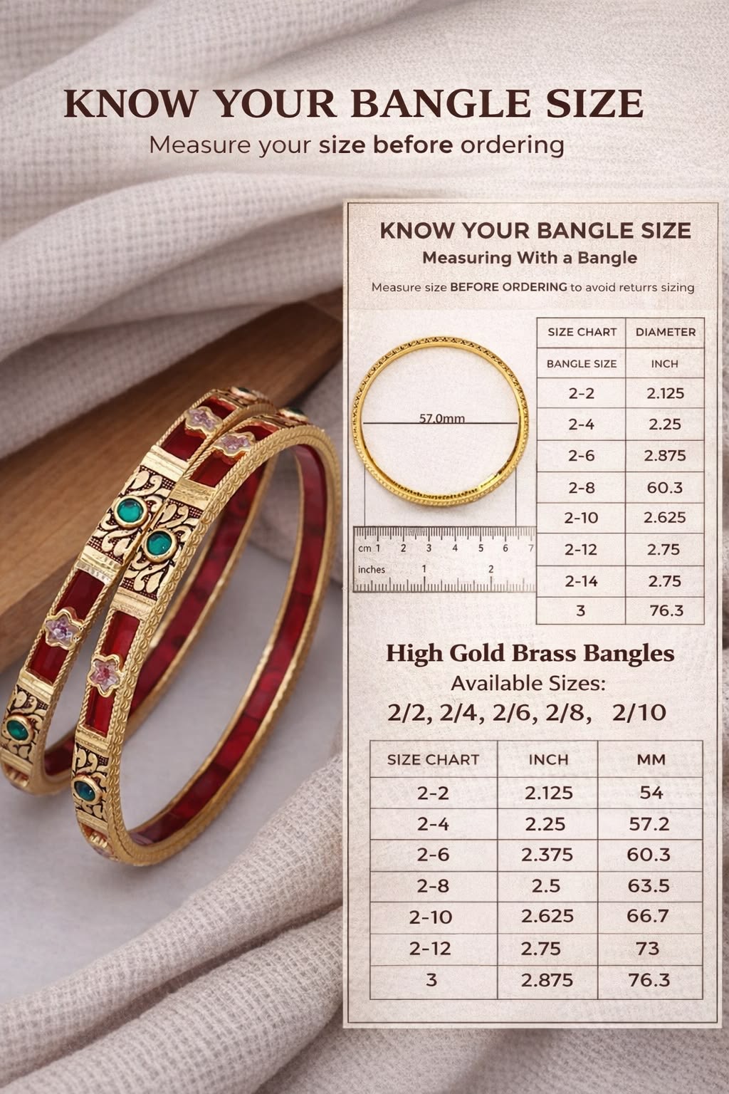 Red rect glass bangle GB003