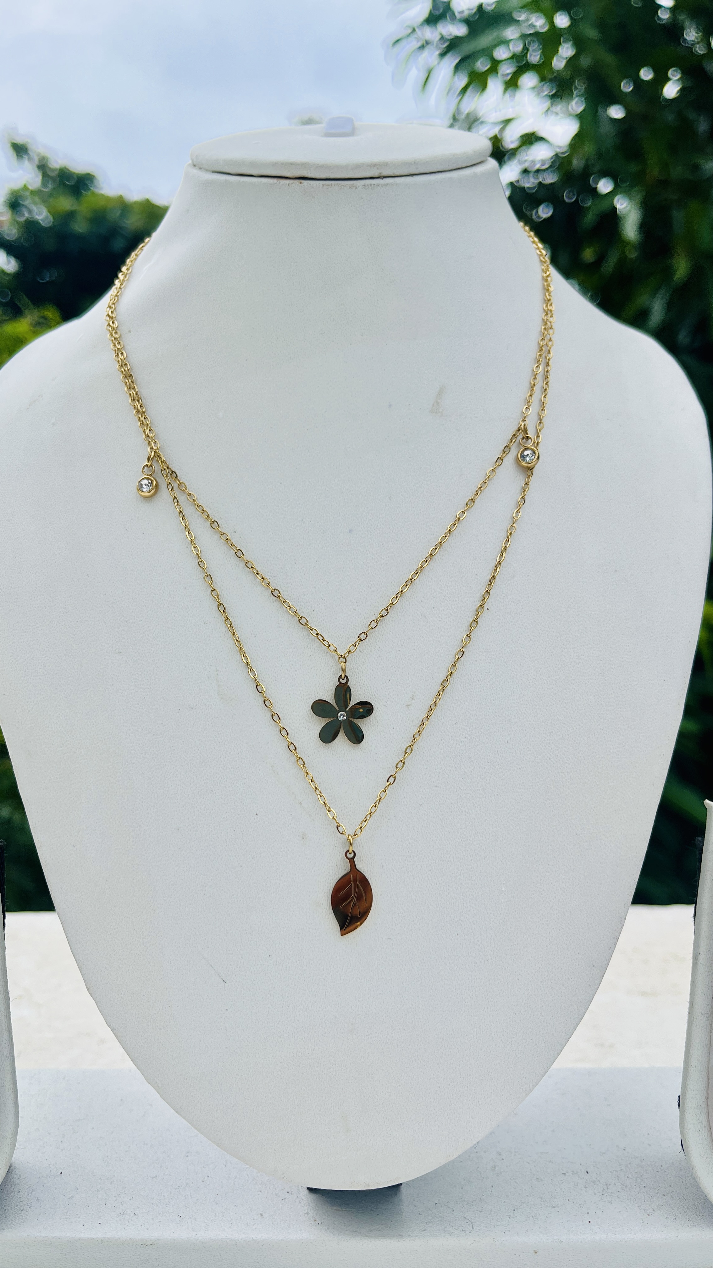 Gold Layered NecklaceAT006