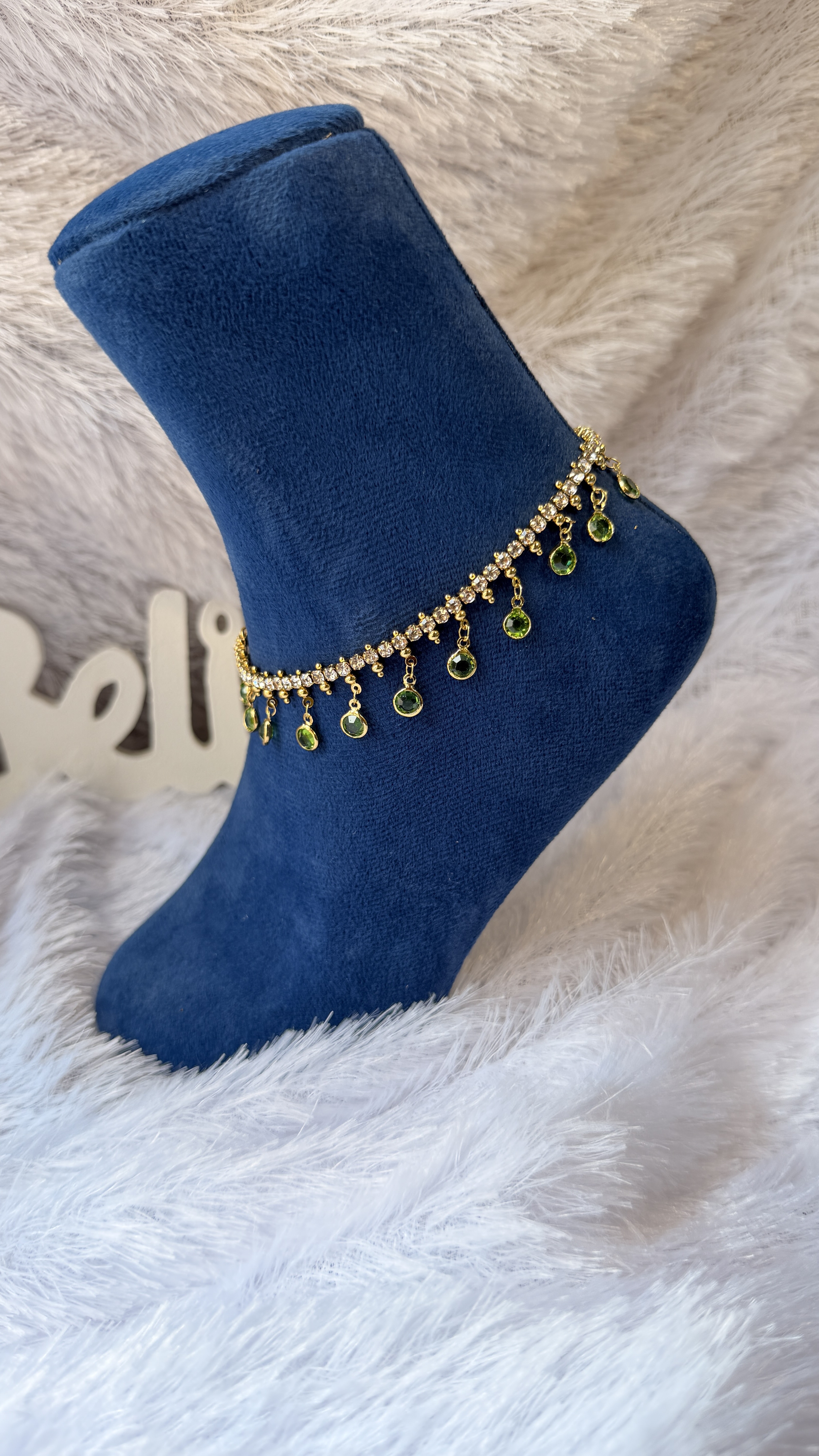 Gems stone anklets ATA114