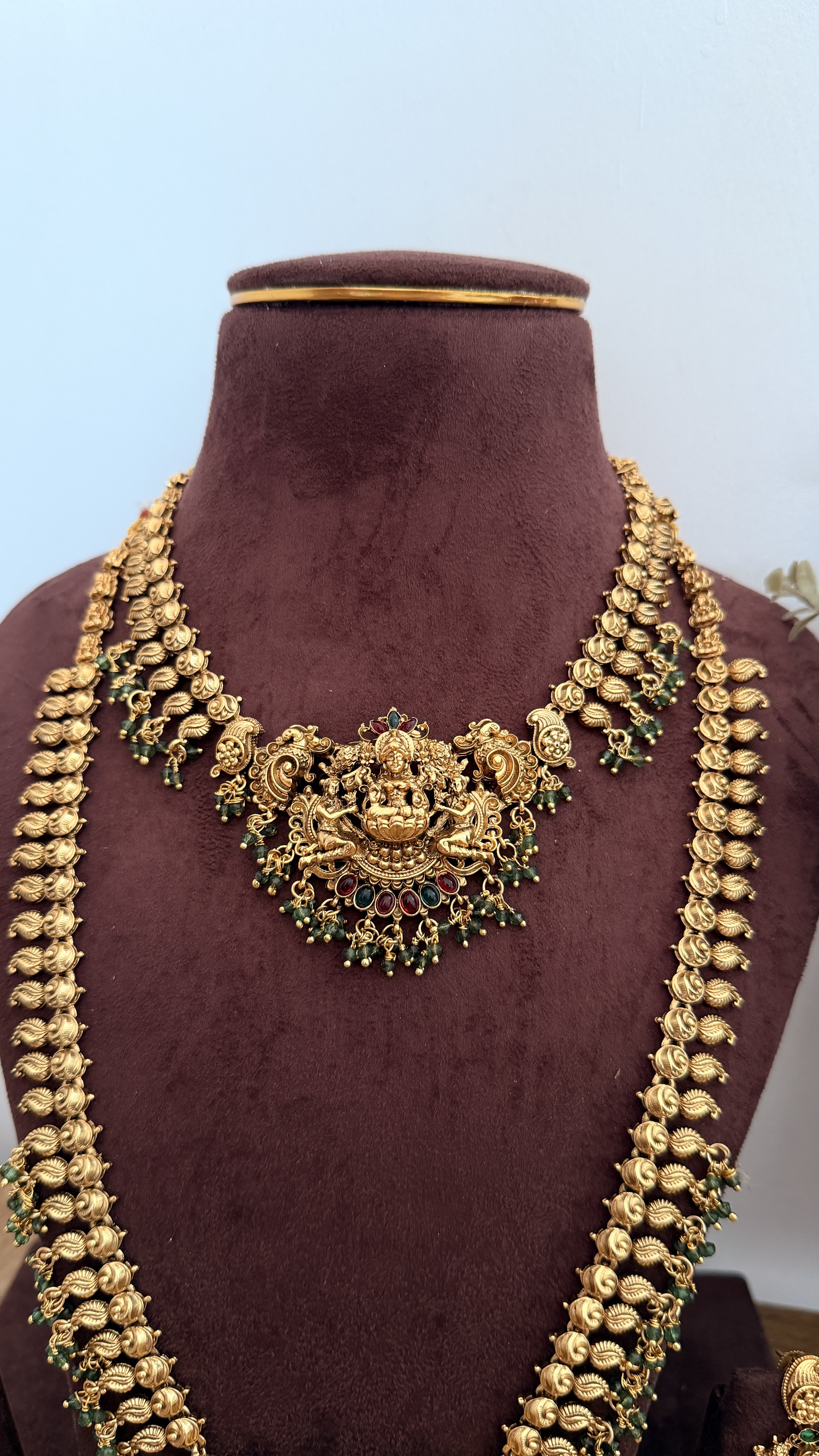 Combo green beads set CNS001