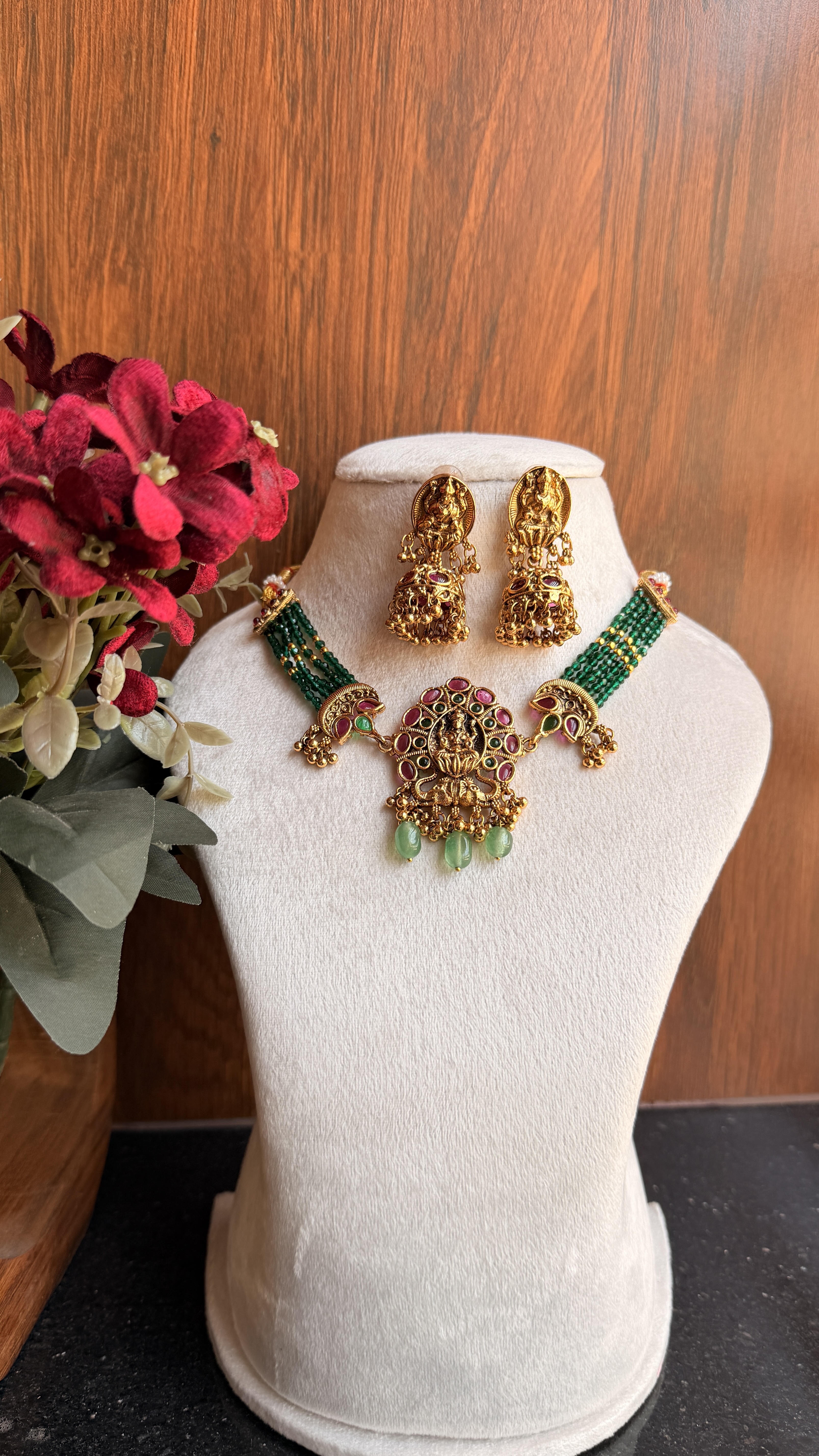 Lakshmi beads necklace TNS981