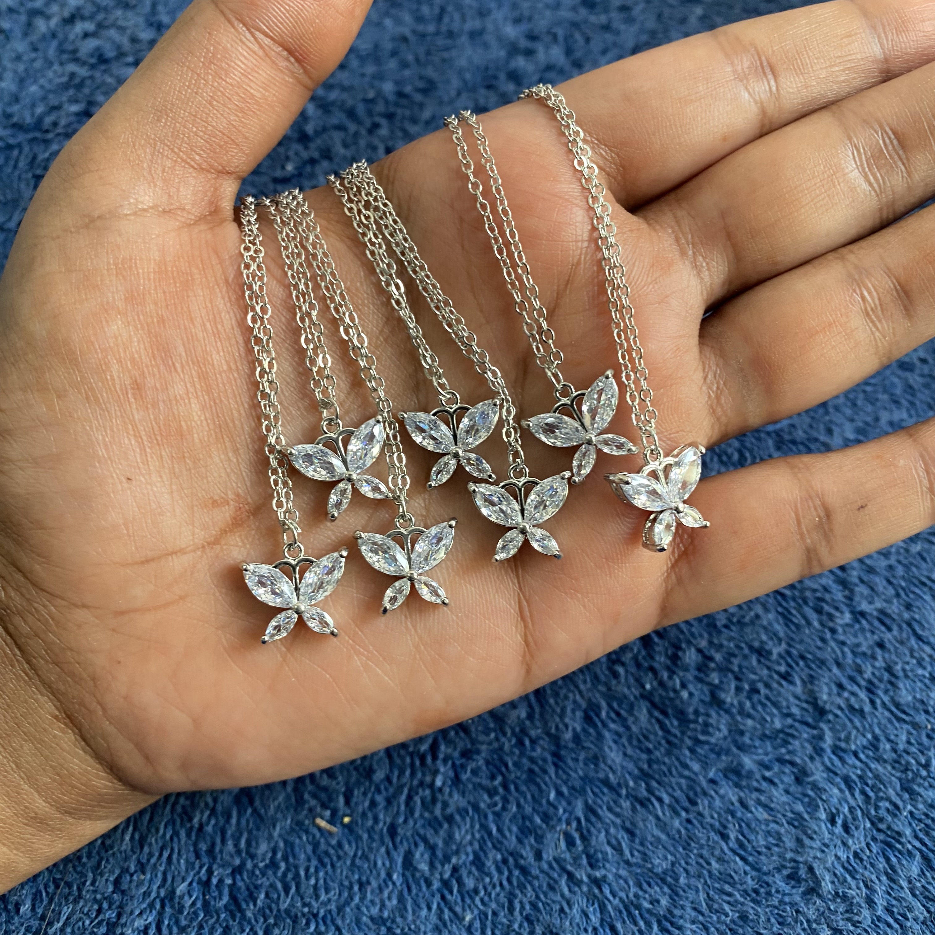 Butterfly Pendant Necklace antitarnish 