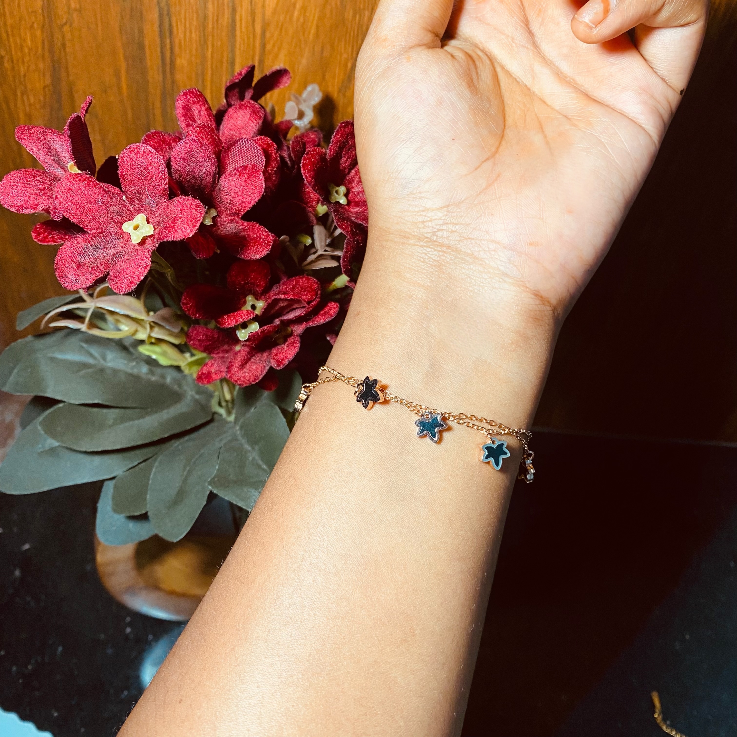 Rosegold maple bracelet ATB001