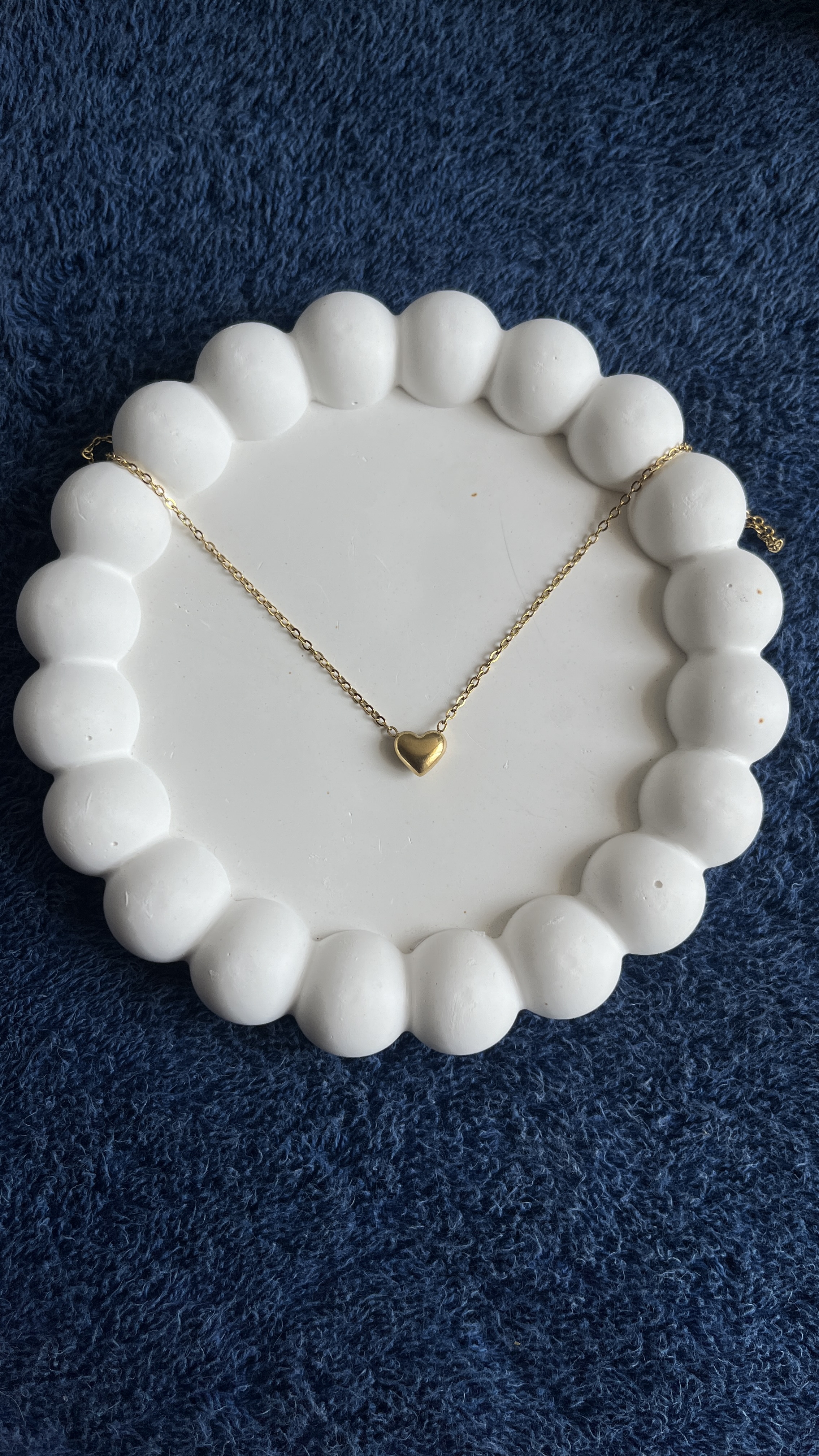 Gold Heart Pendant Necklace