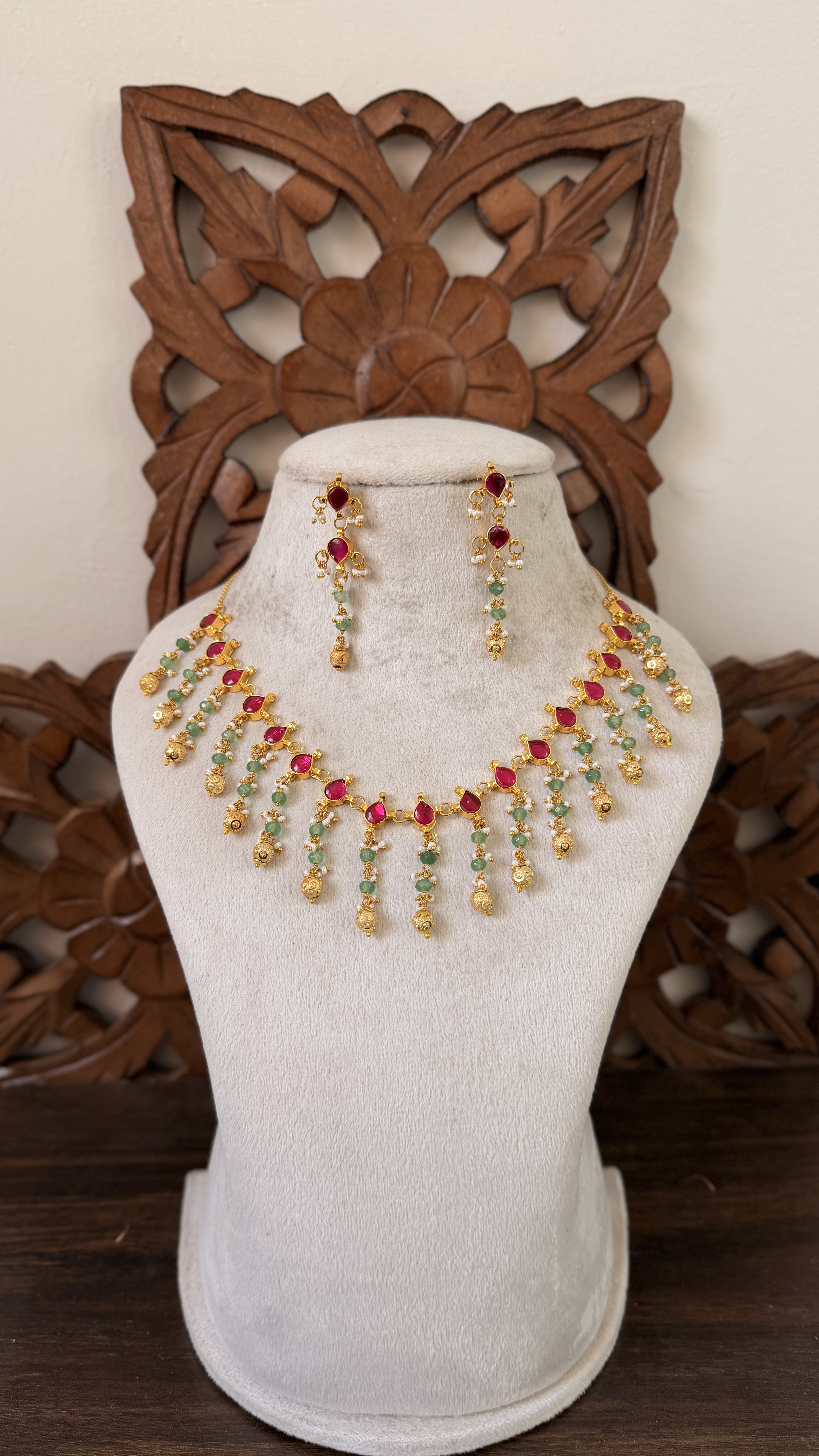 Jadau hanging necklace JK66