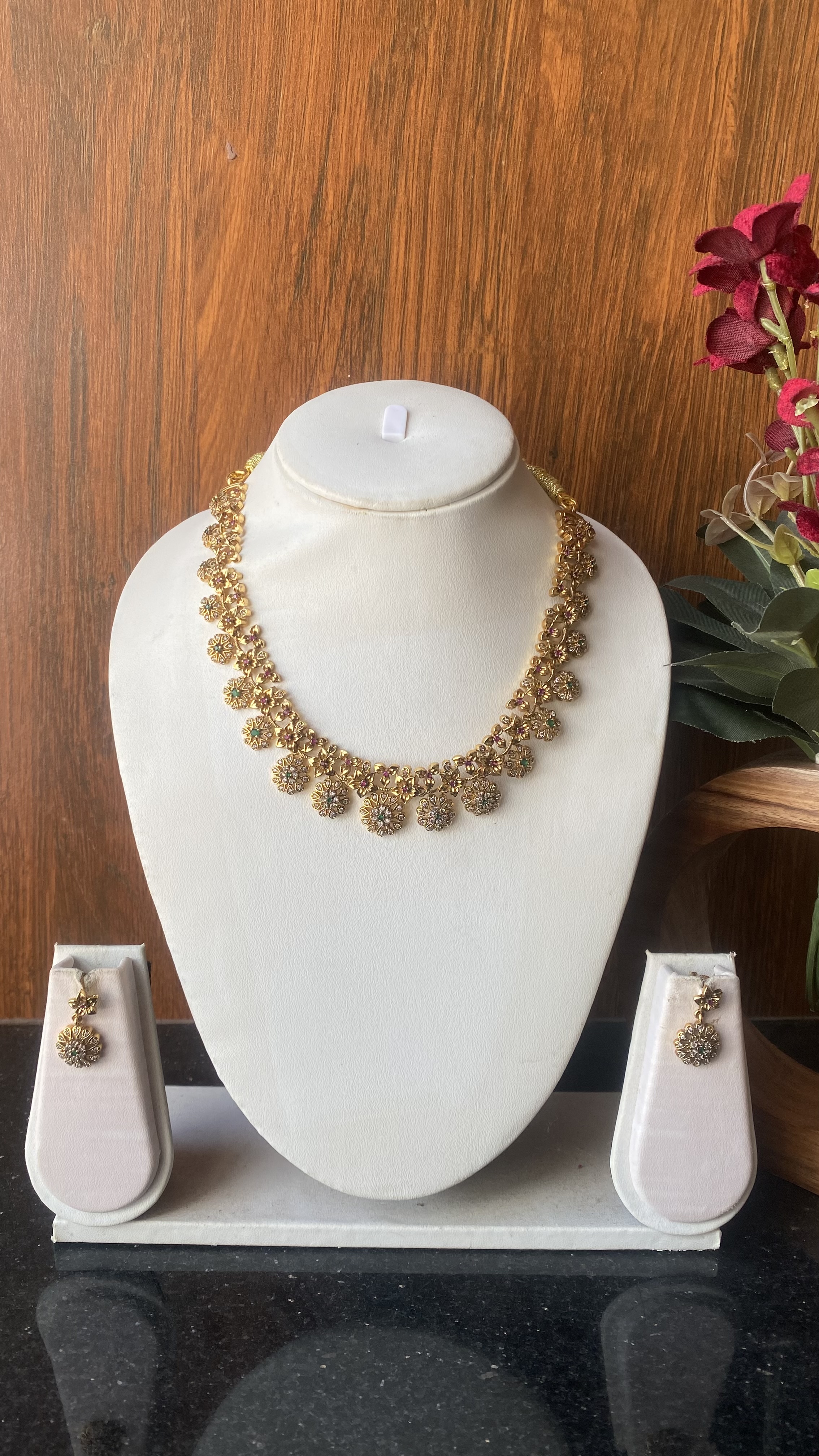 Premium gold necklace TNS612