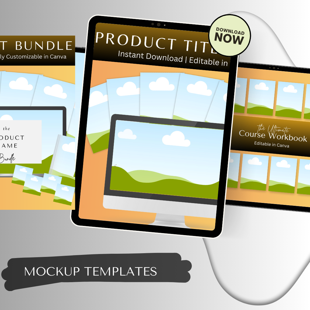 Your 30 Digital Mock Up Templates