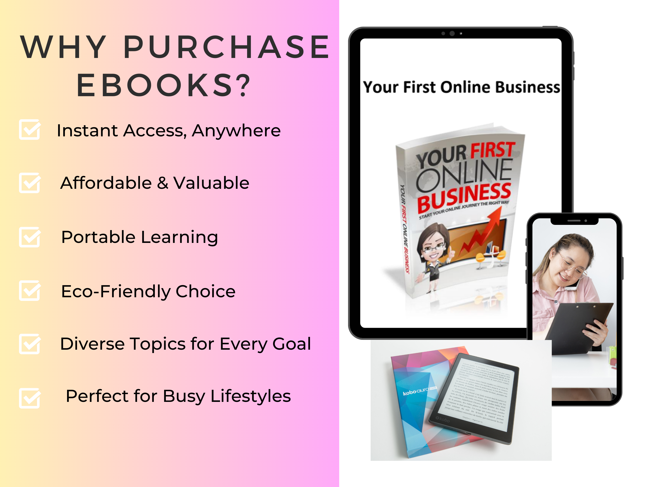 100 eBook Starter Business Bundle – PLR PDF Collection for Resell, Learning & Digital Content