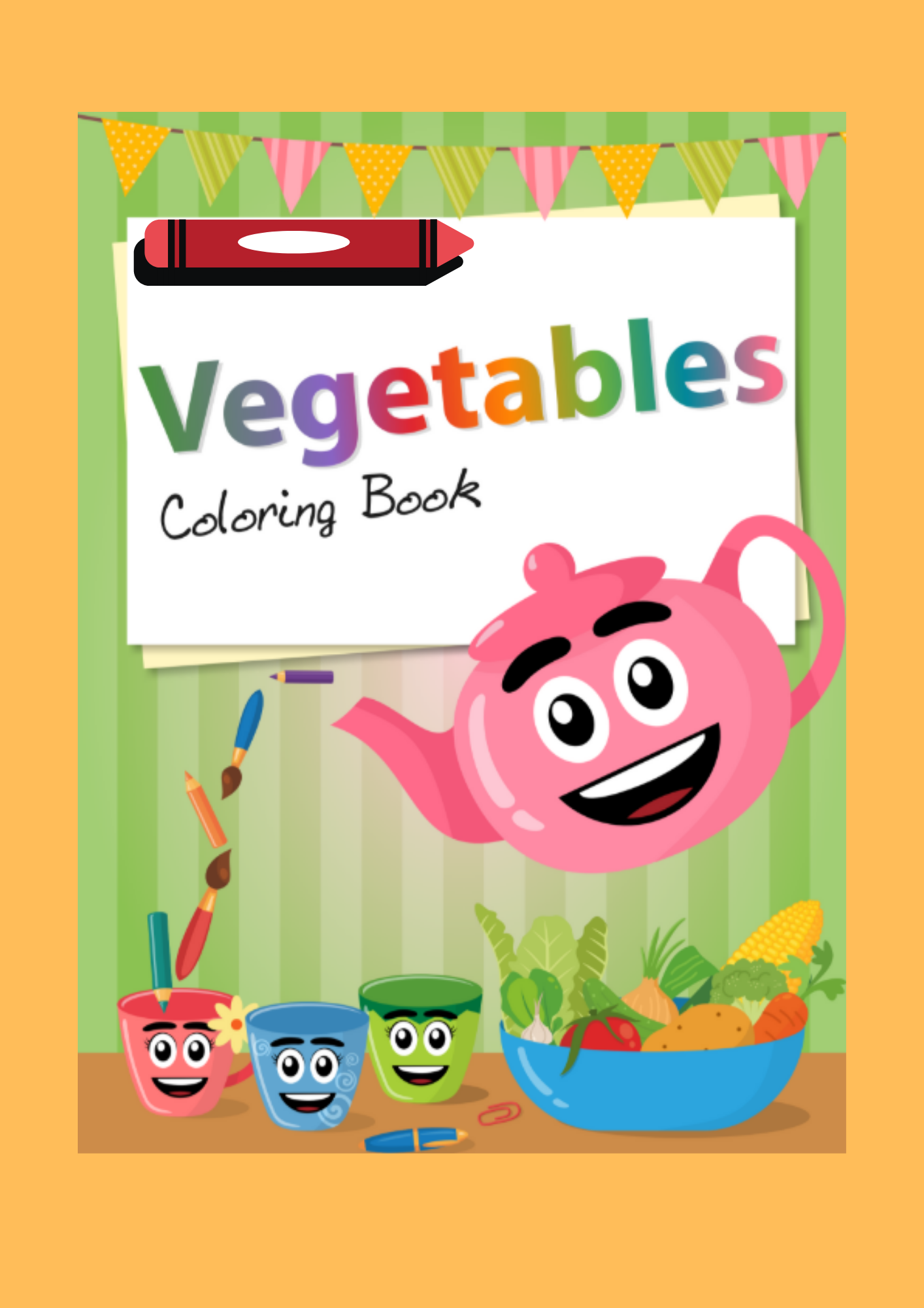 Amazing Coloring Book Bundle for Kids – 300+ Printable Pages | Animals, Fruits, ABC & More