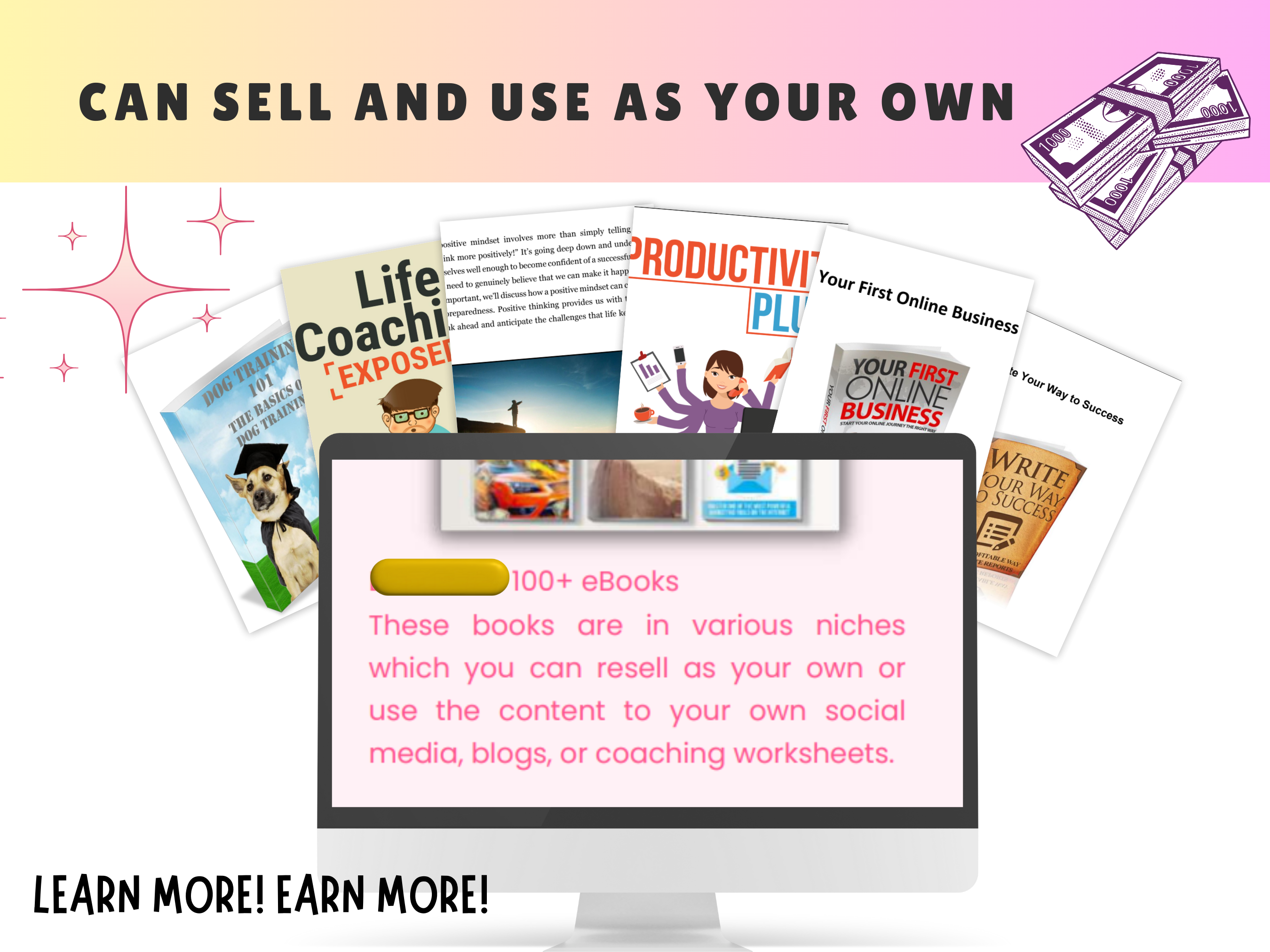 100 eBook Starter Business Bundle – PLR PDF Collection for Resell, Learning & Digital Content