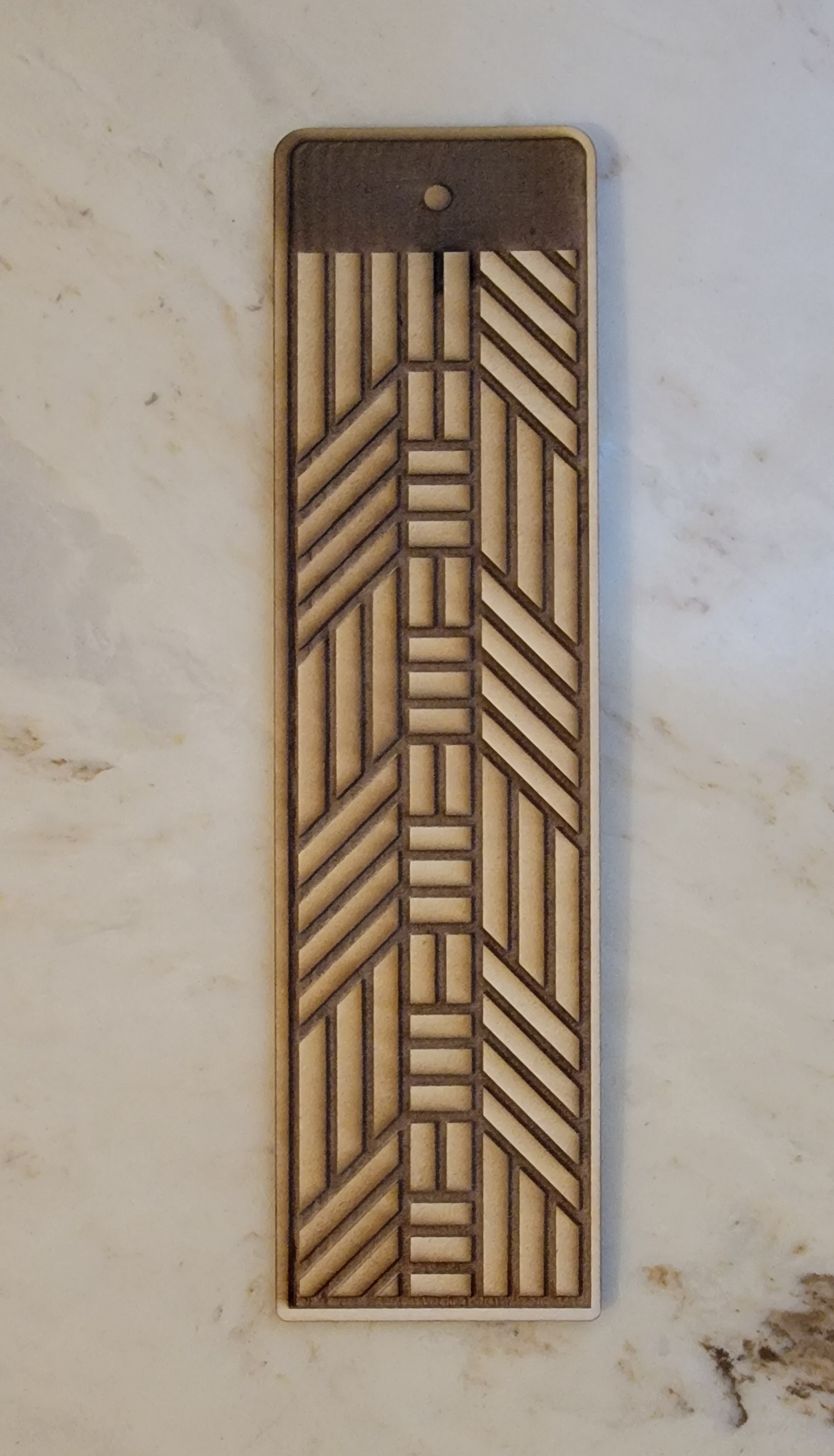 Colorful Wooden Bookmark