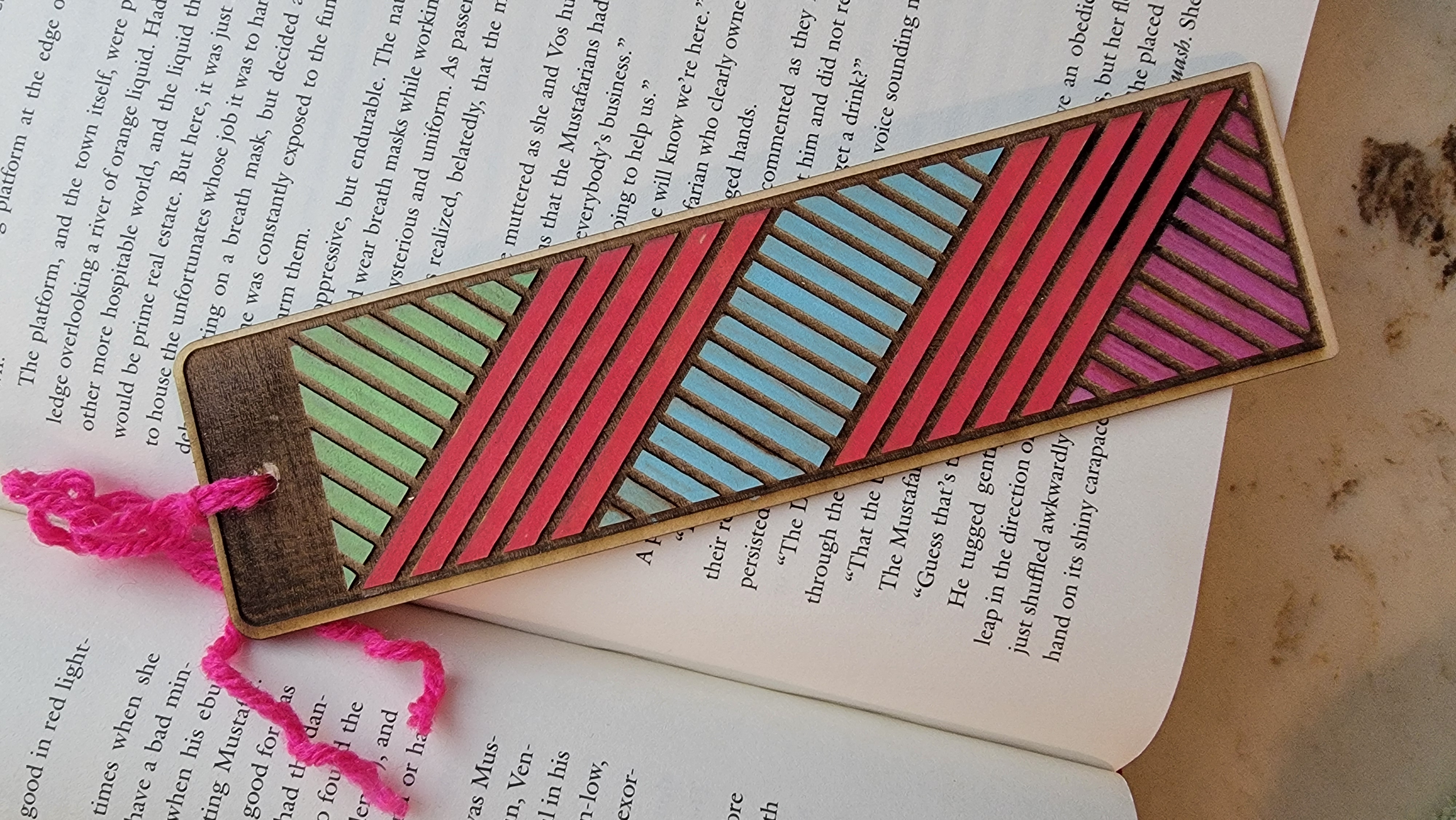 Handcrafted Wooden Bookmark
