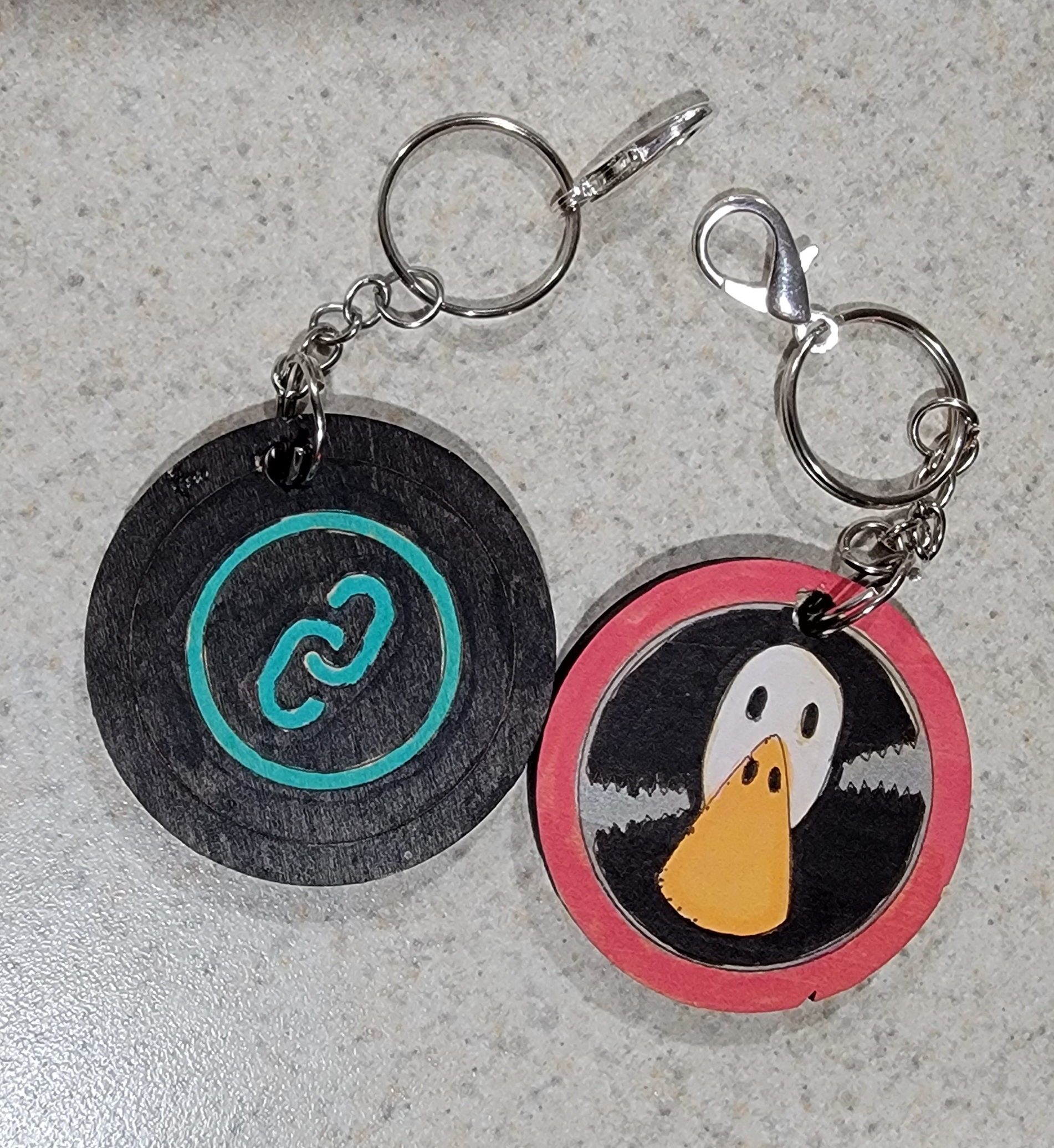 NFC Keychain - Round