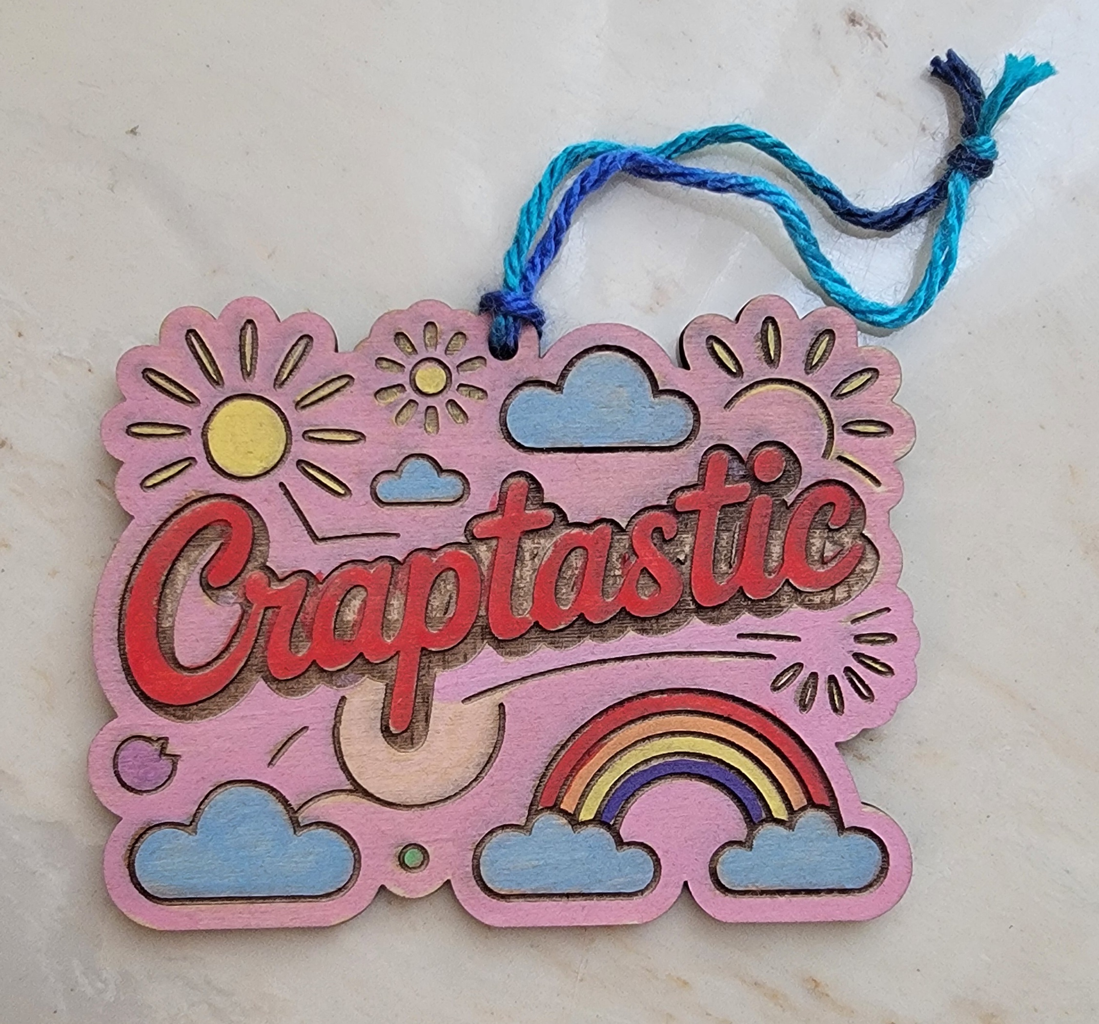 Craptastic Wooden Ornament