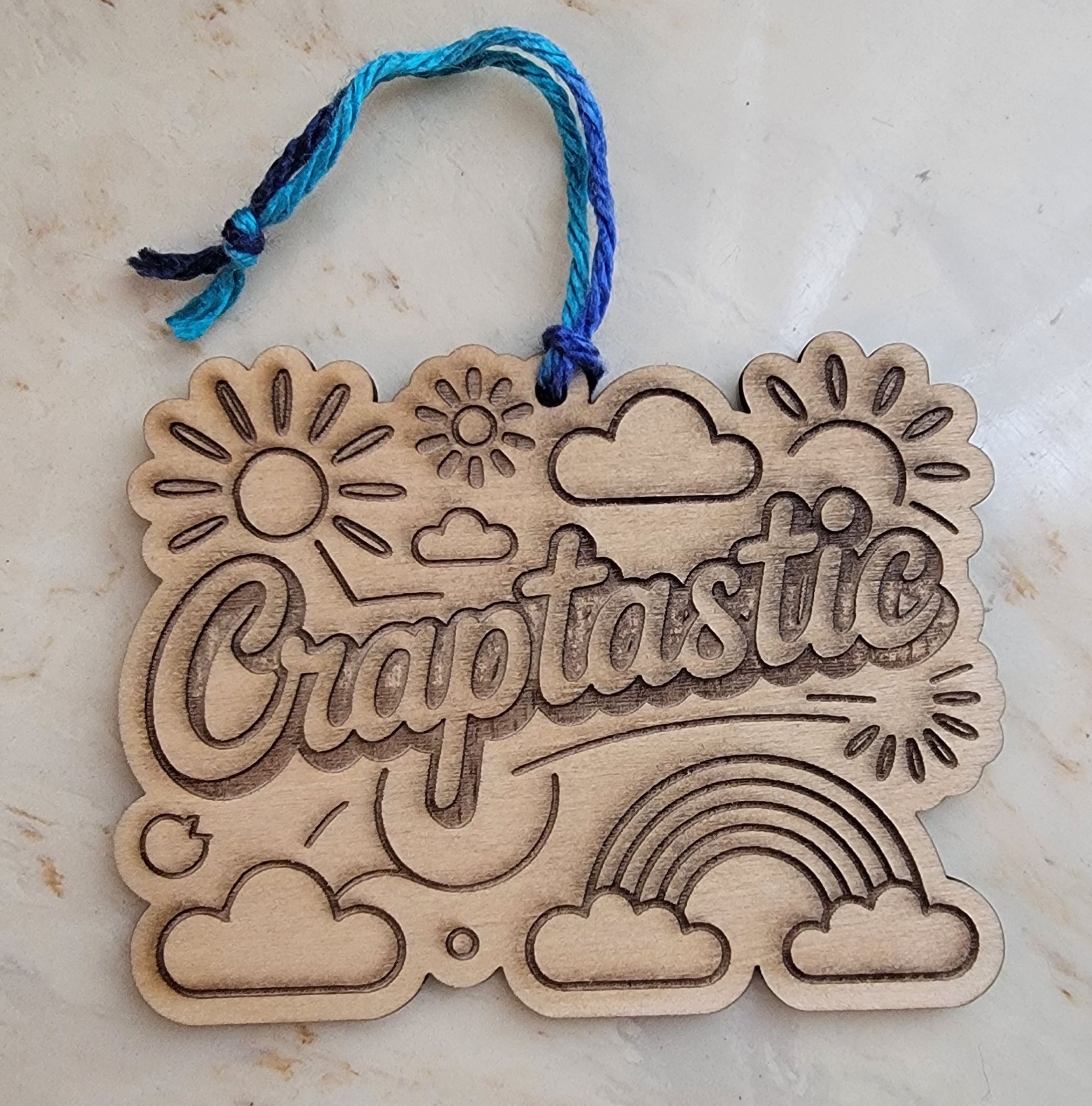 Craptastic Wooden Ornament