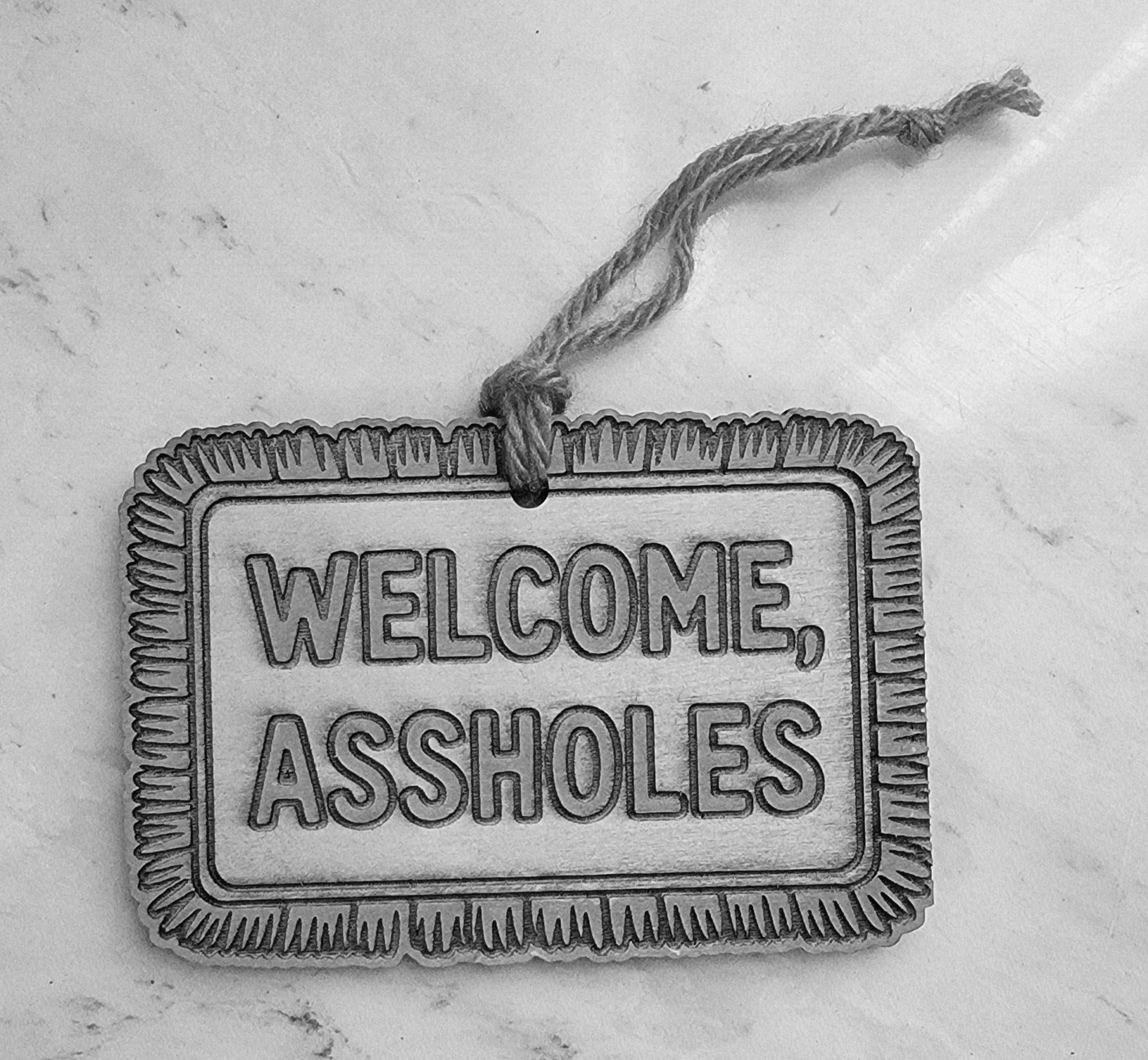 Funny Welcome Door Mat Ornament