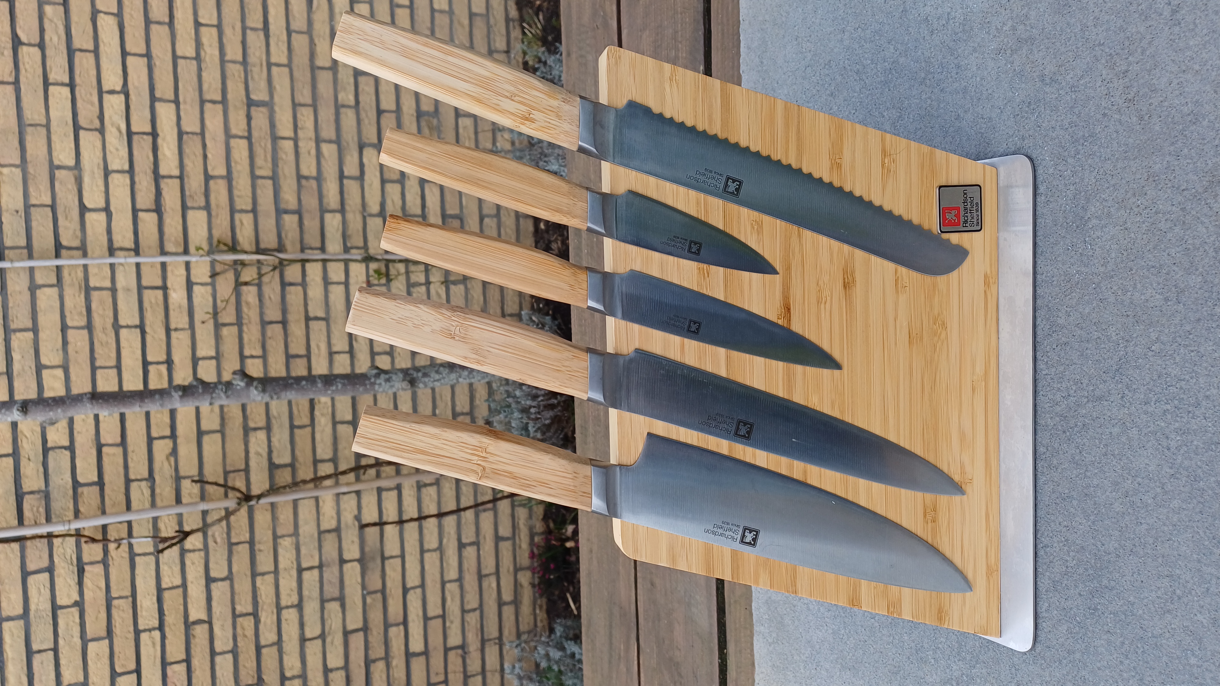 Richardson Sheffield Nomad bamboe 5-delige messenset 