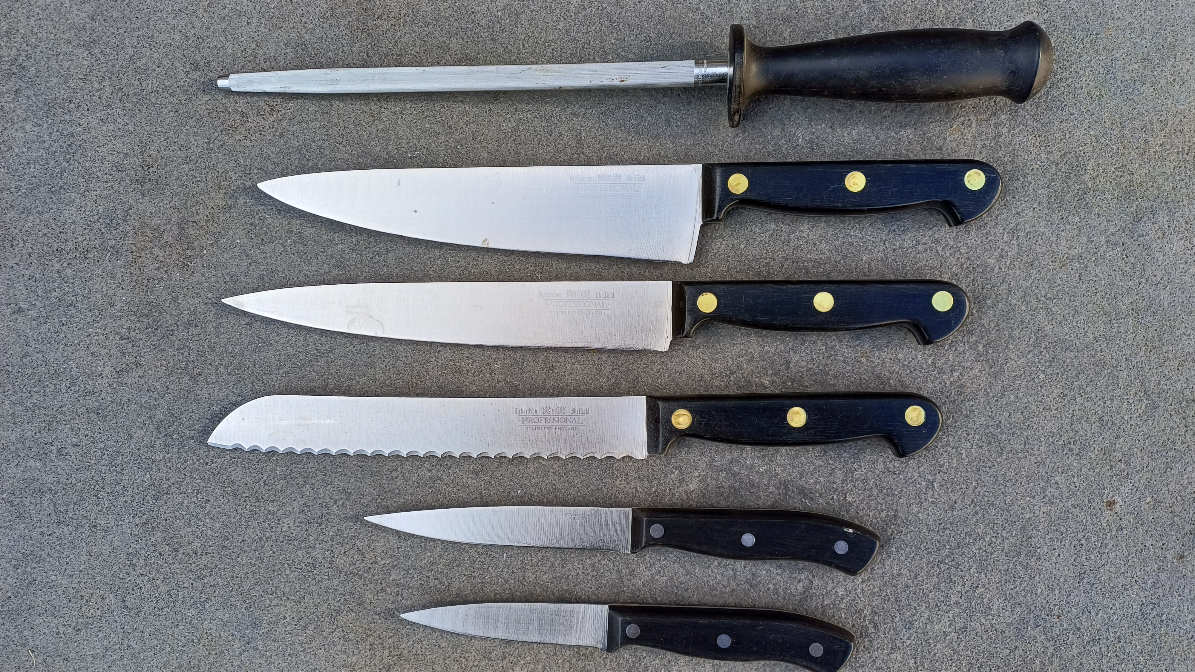 6-delige Messenset Richardson Sheffield