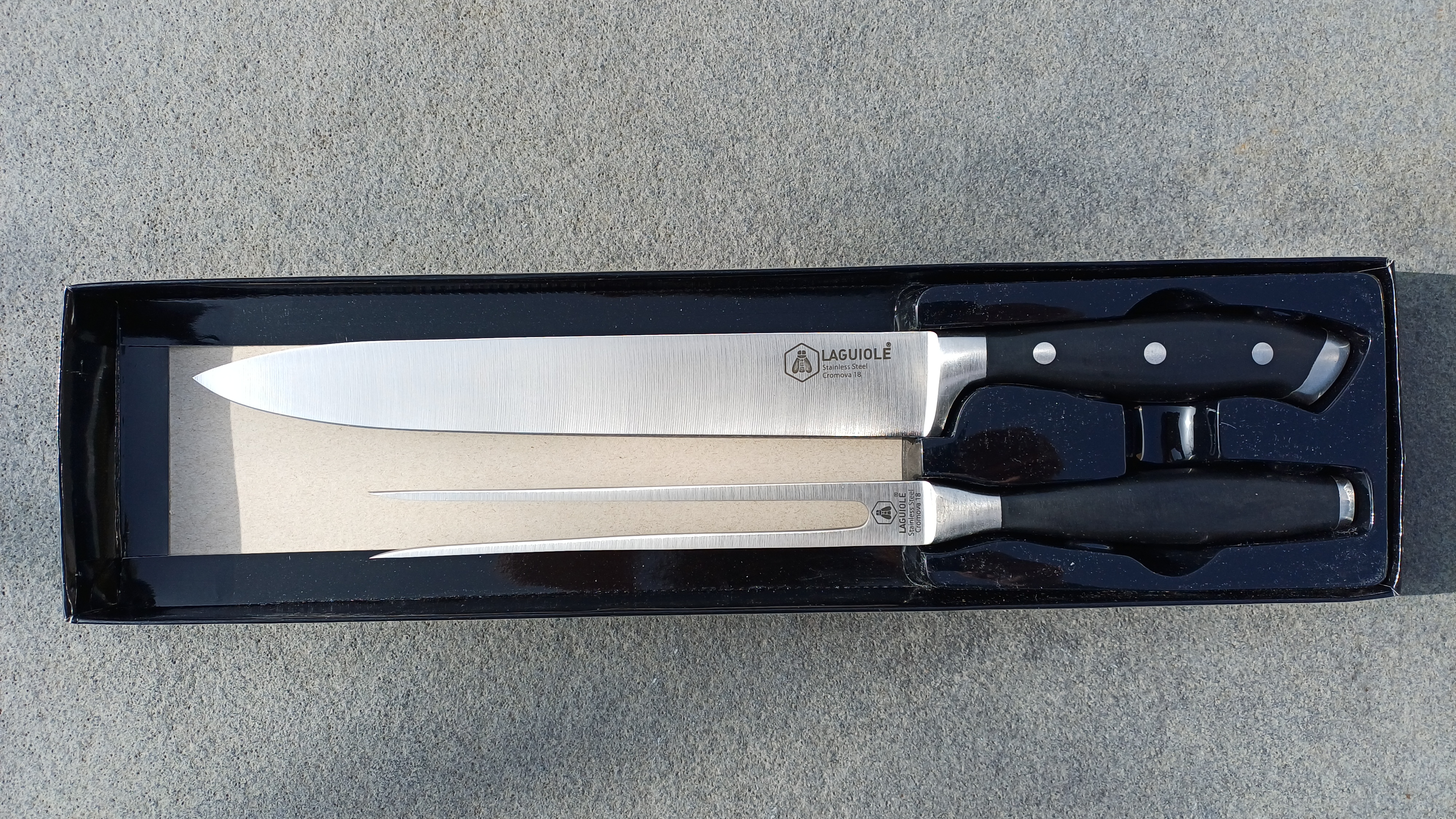 Laguiole Vleesmes & Vleesvork