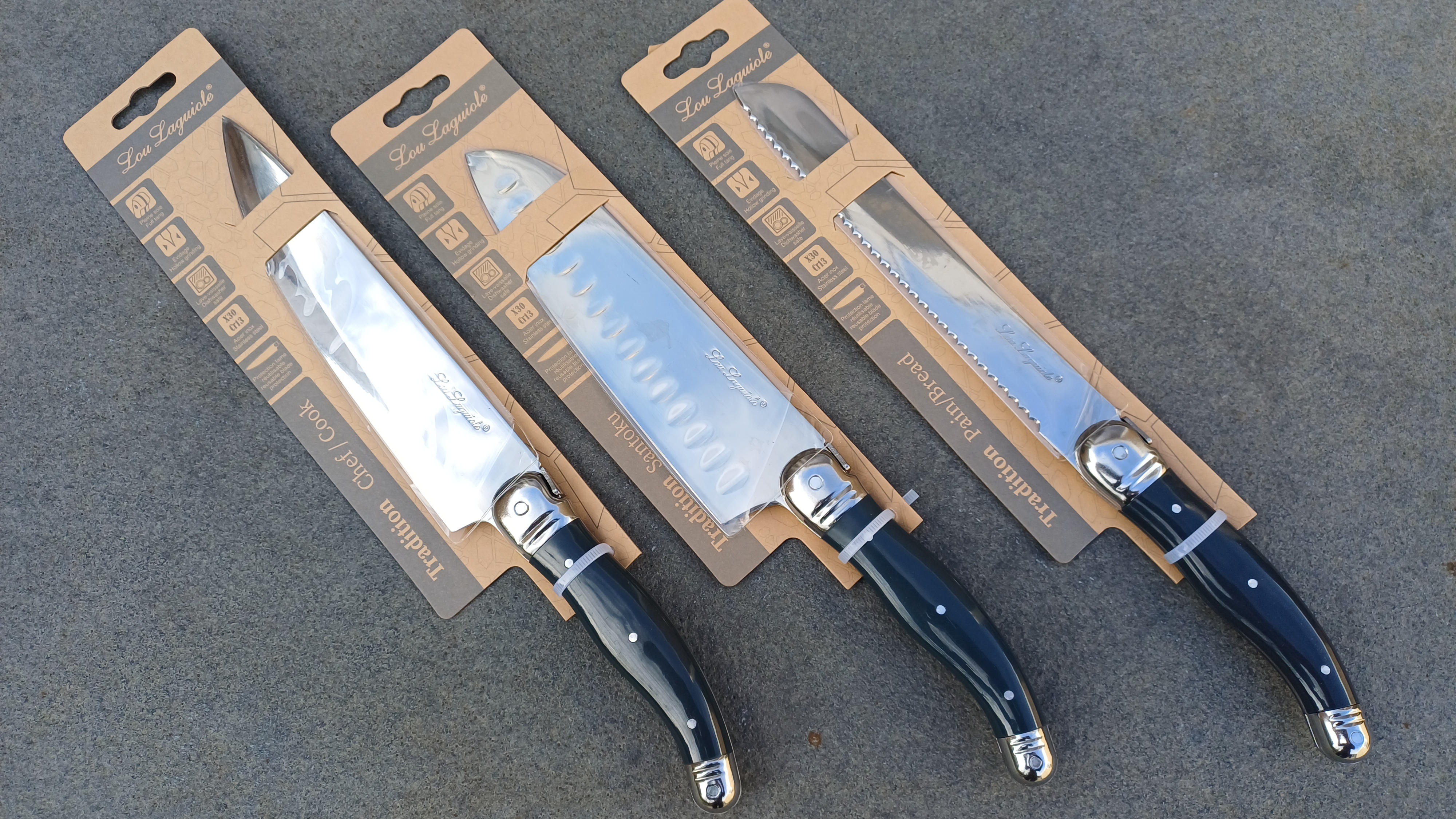 3-delige messenset Lou Laguiole 