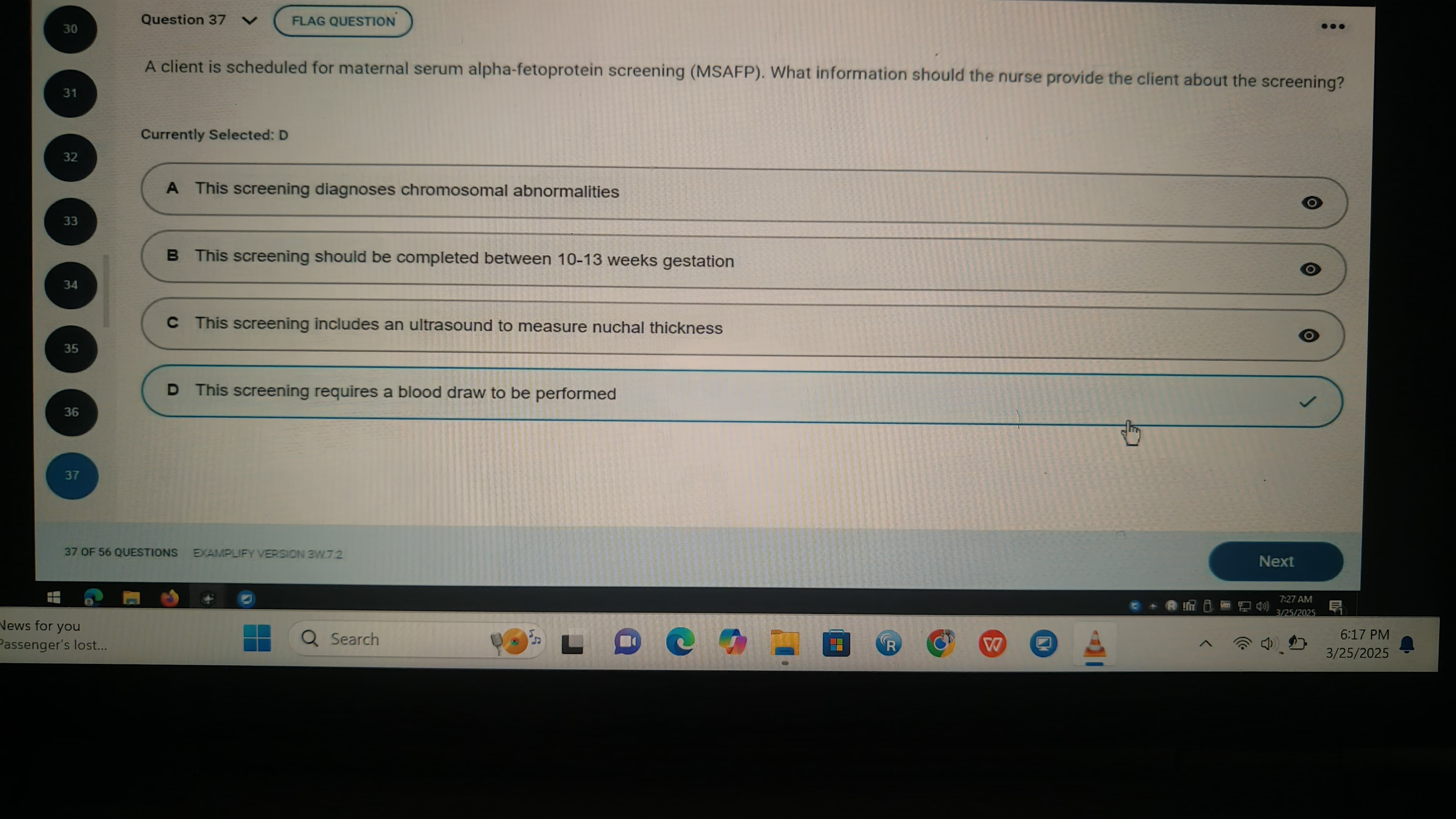 NR 327 Maternal-Child Health Exam 1