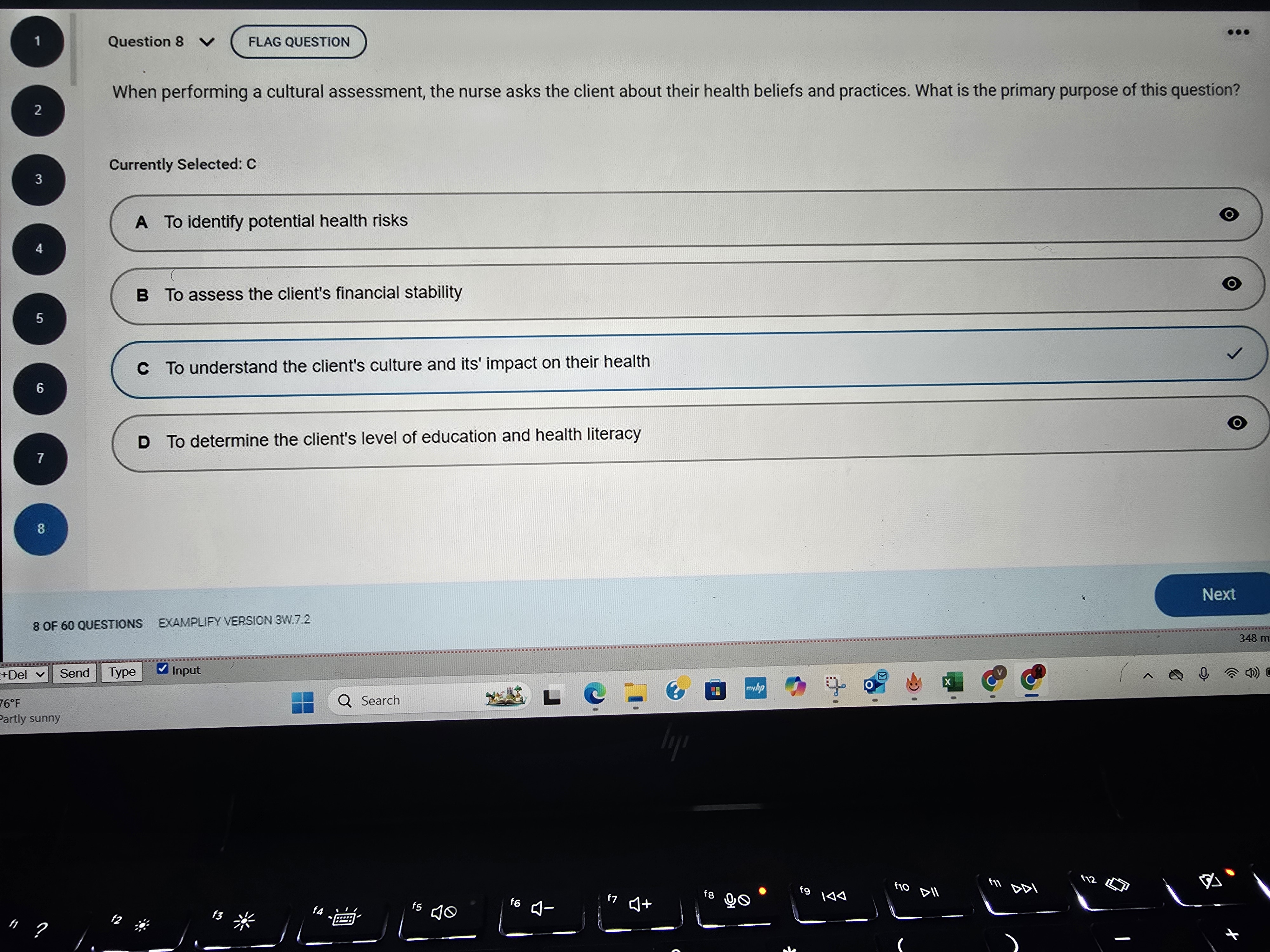 Health and Wellness NR 222 Exam 2