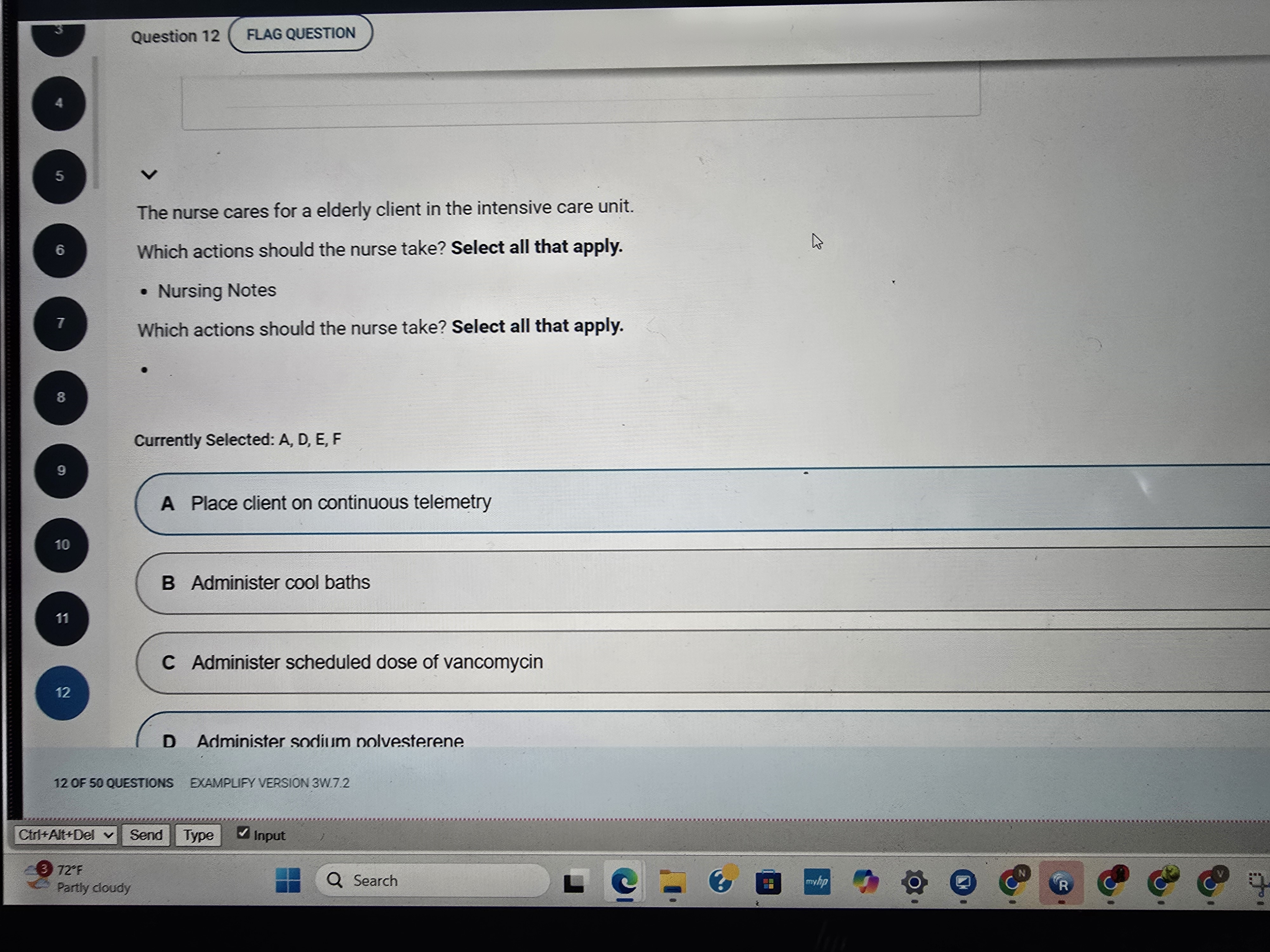 NR 304 Health Assessment Benchmark graded