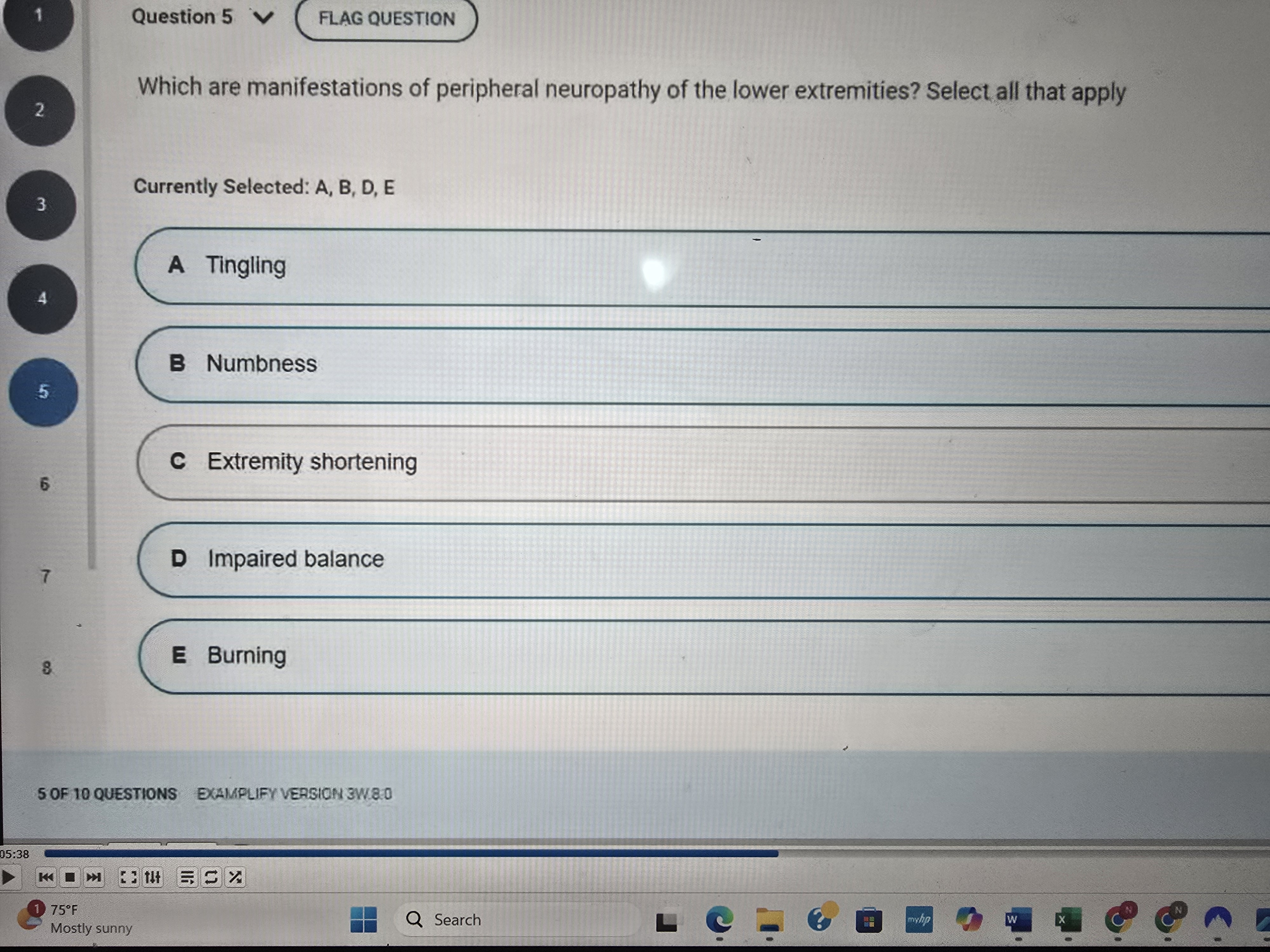 NR 283 Pathophysiology Quiz 3