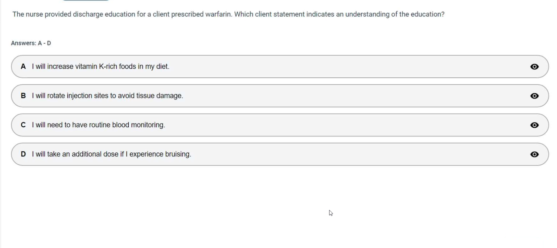 NR 293 Pharmacology Exam 2 – Version 2531