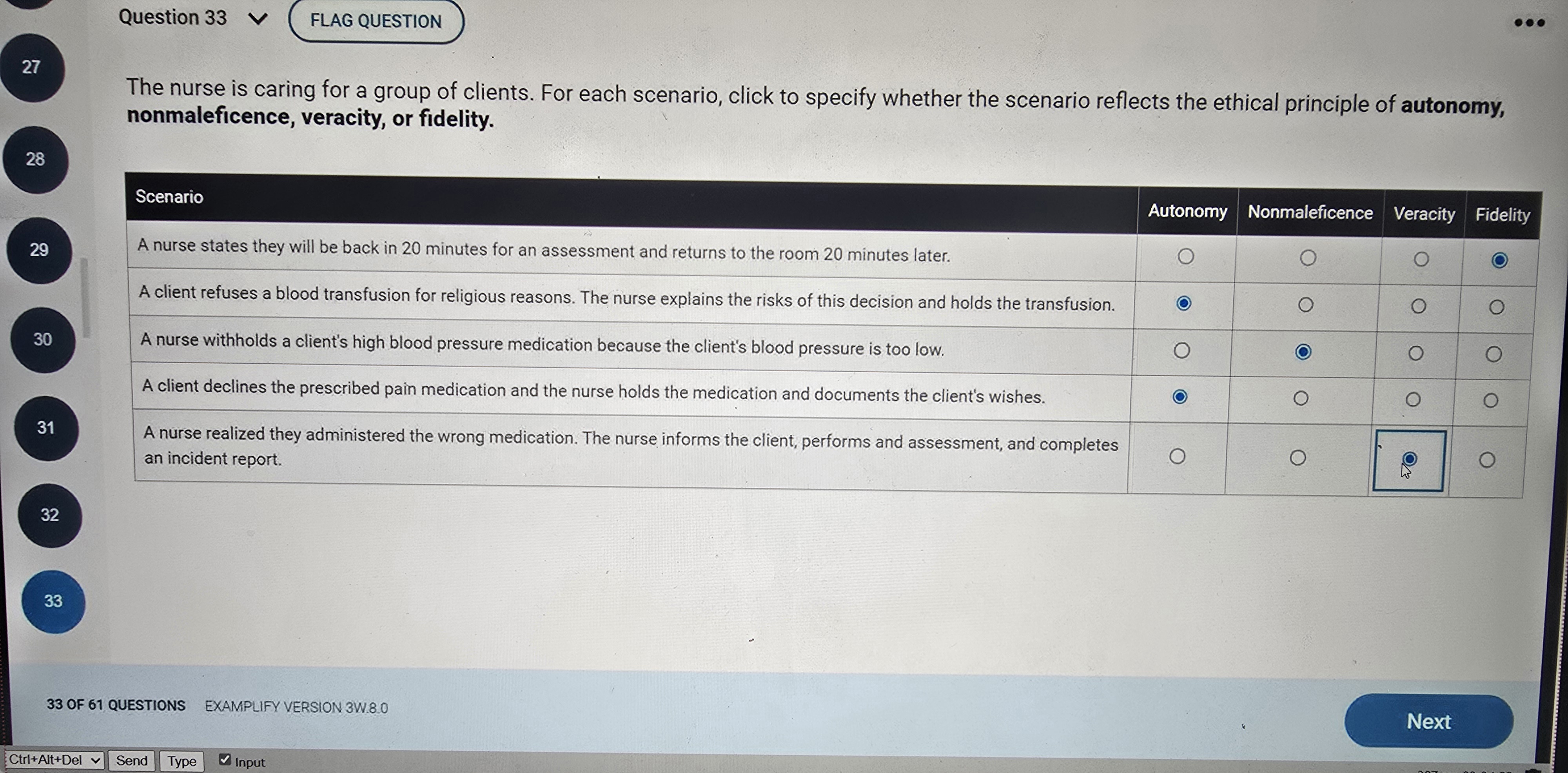 NR 302 Health Assessment 1 Exam 1
